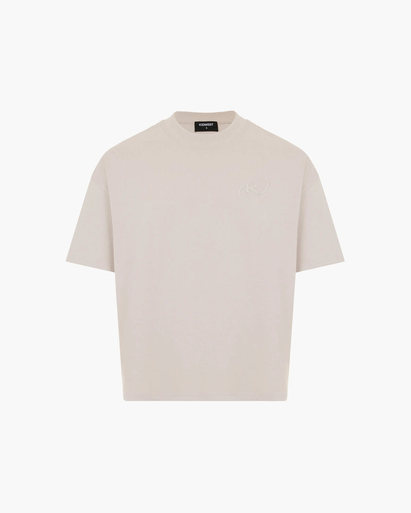 BASICS T-SHIRT - BEIGE KID FROM THE WEST BASICS T-SHIRT - BEIGE KID FROM THE WEST