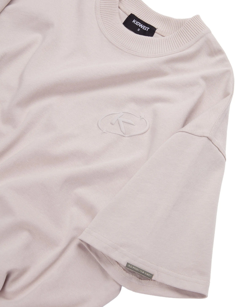 BASICS T-SHIRT - BEIGE KID FROM THE WEST BASICS T-SHIRT - BEIGE KID FROM THE WEST