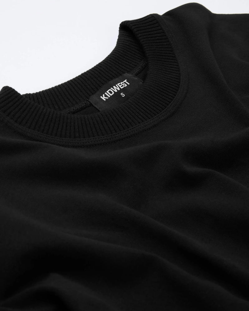 BASICS T-SHIRT -  BLACK KID FROM THE WEST BASICS T-SHIRT -  BLACK KID FROM THE WEST