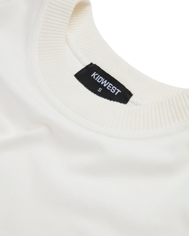 BASICS T-SHIRT - WHITE KID FROM THE WEST BASICS T-SHIRT - WHITE KID FROM THE WEST