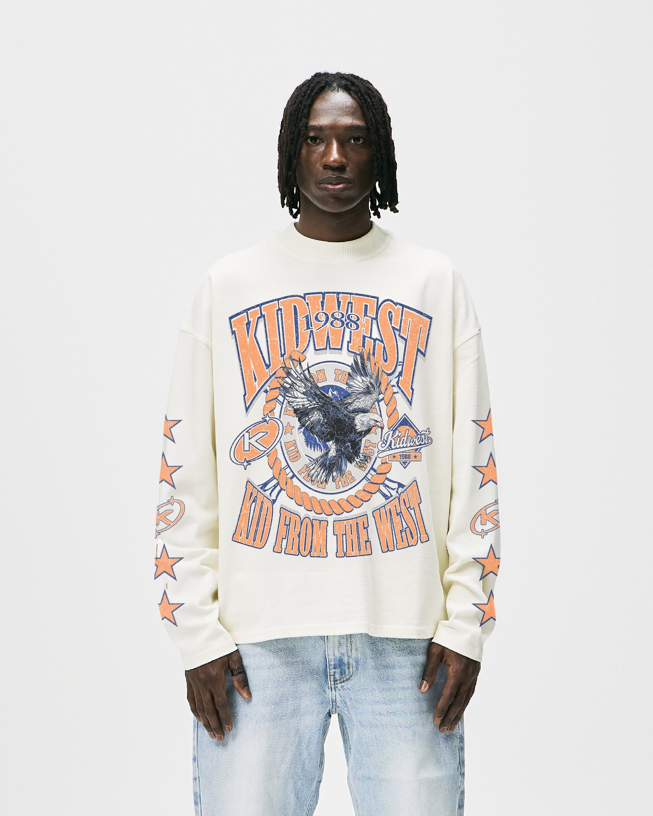 1988 LONGSLEEVE - VINTAGE WHITE KID FROM THE WEST