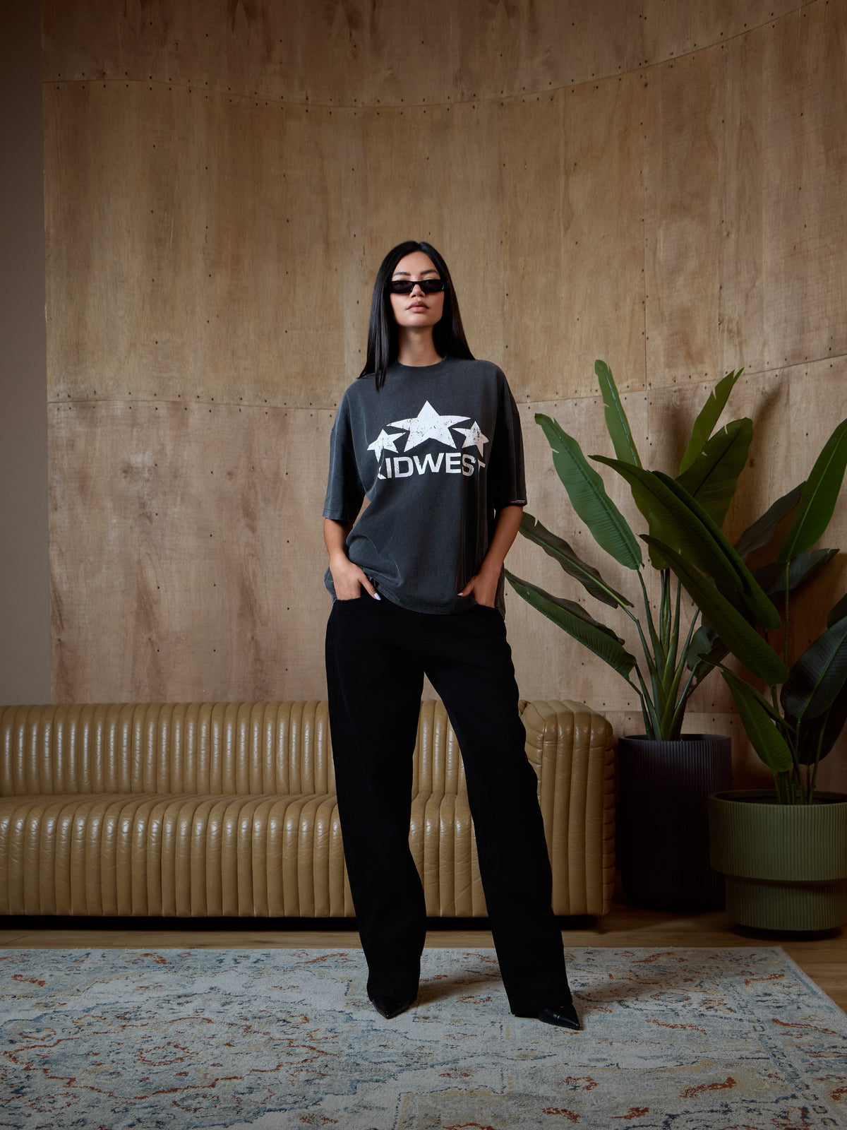 WESTSTARS TEE - WASHED GREY