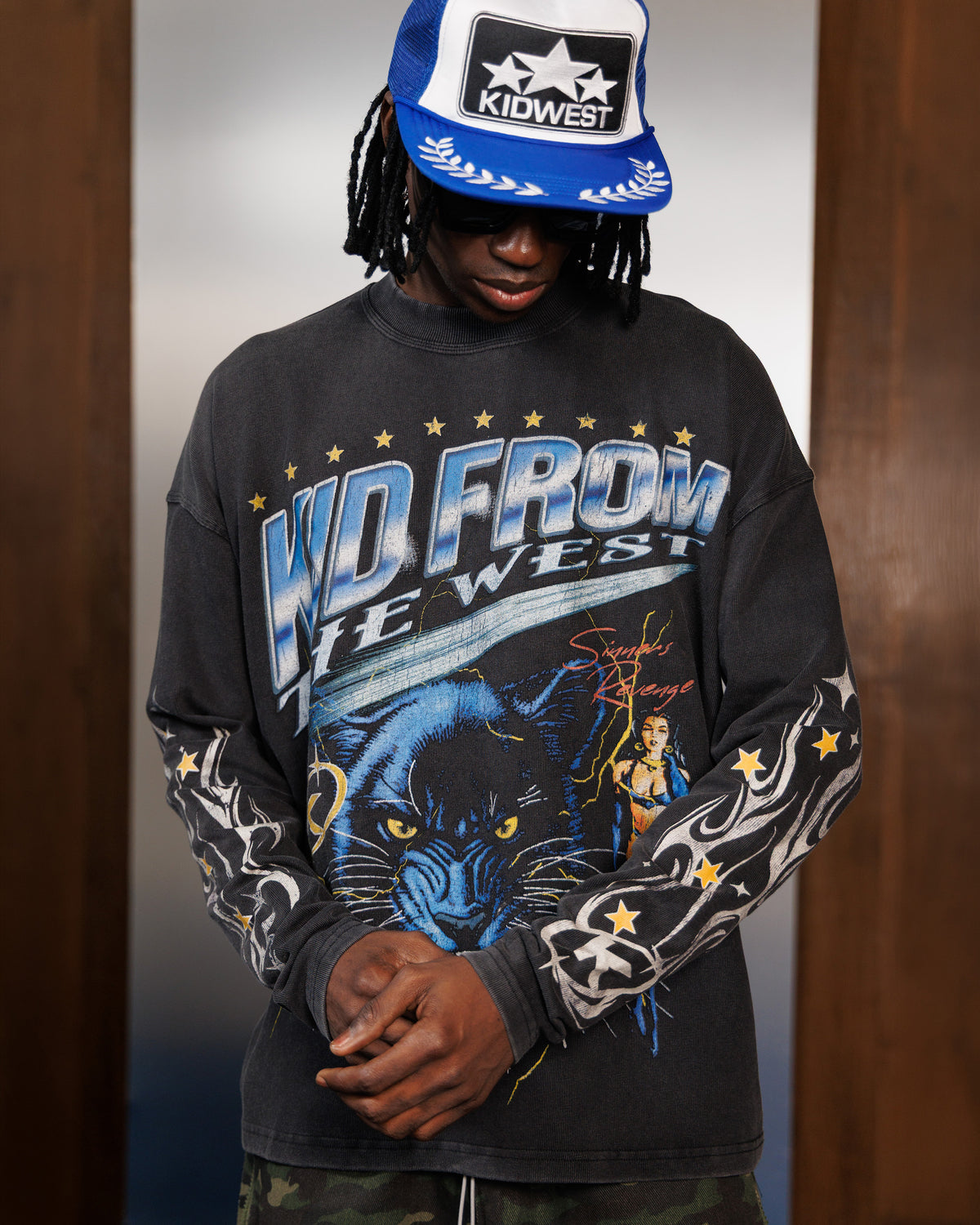 REVENGE LONGSLEEVE - VINTAGE BLACK
