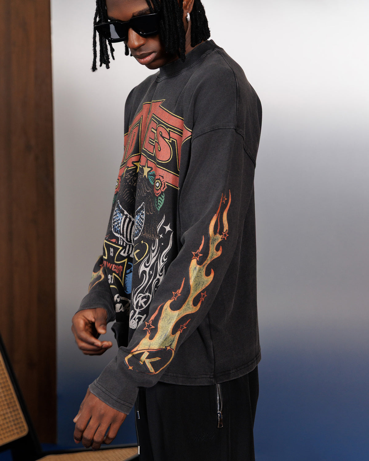 FREEDOM LONGSLEEVE - VINTAGE BLACK