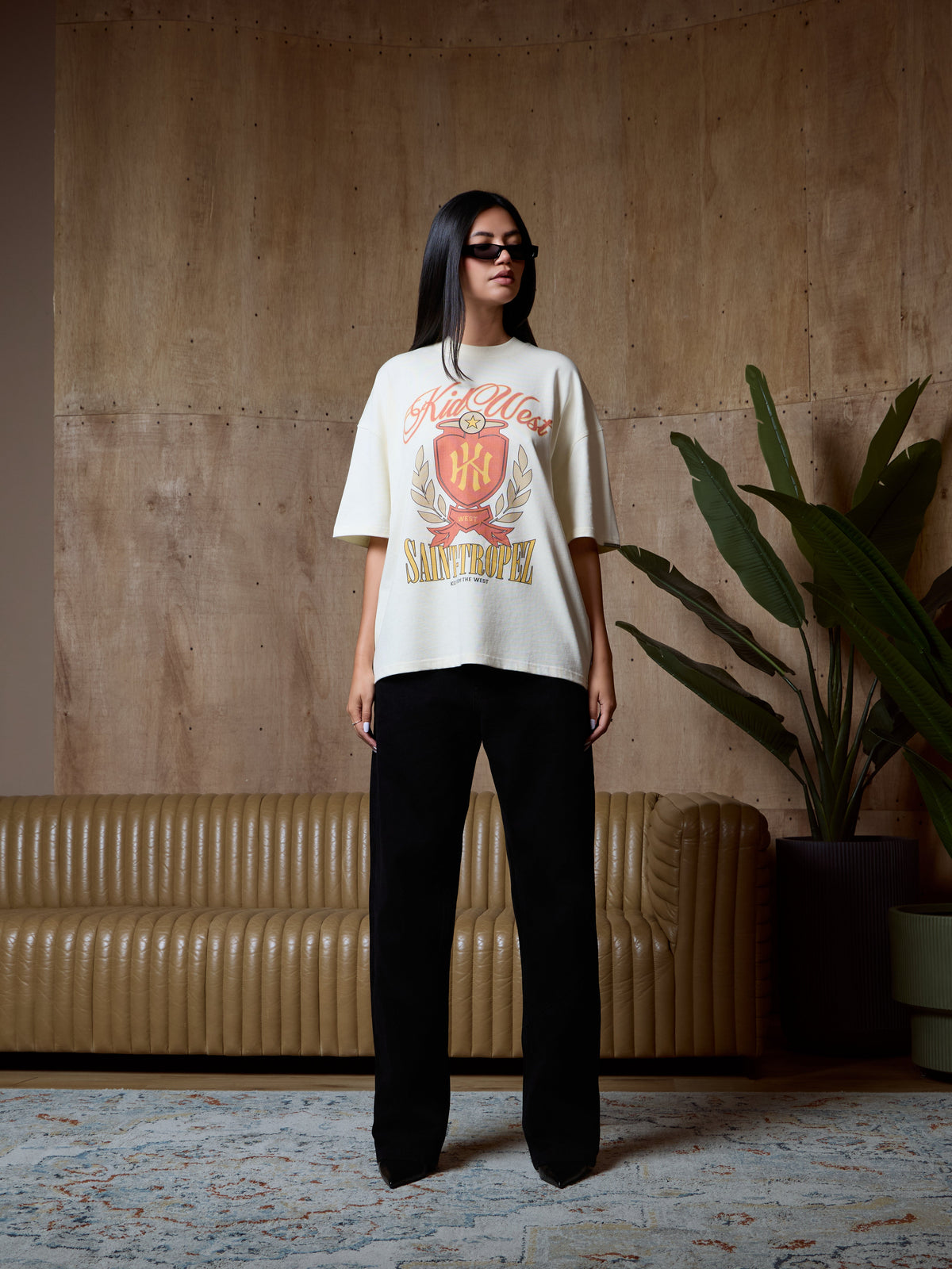 SAINT TROPEZ T-SHIRT - IVORY WHITE