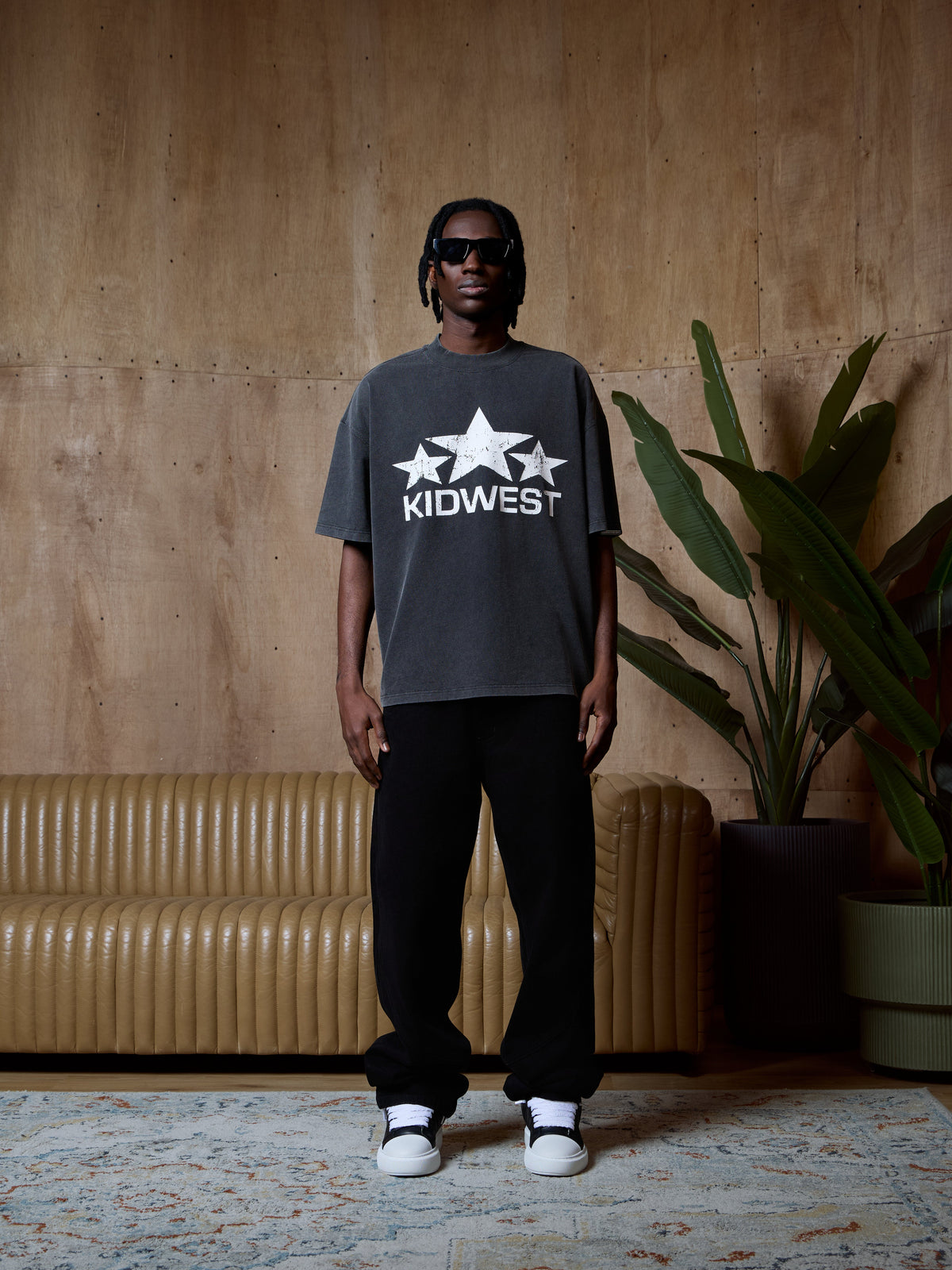 WESTSTARS TEE - WASHED GREY