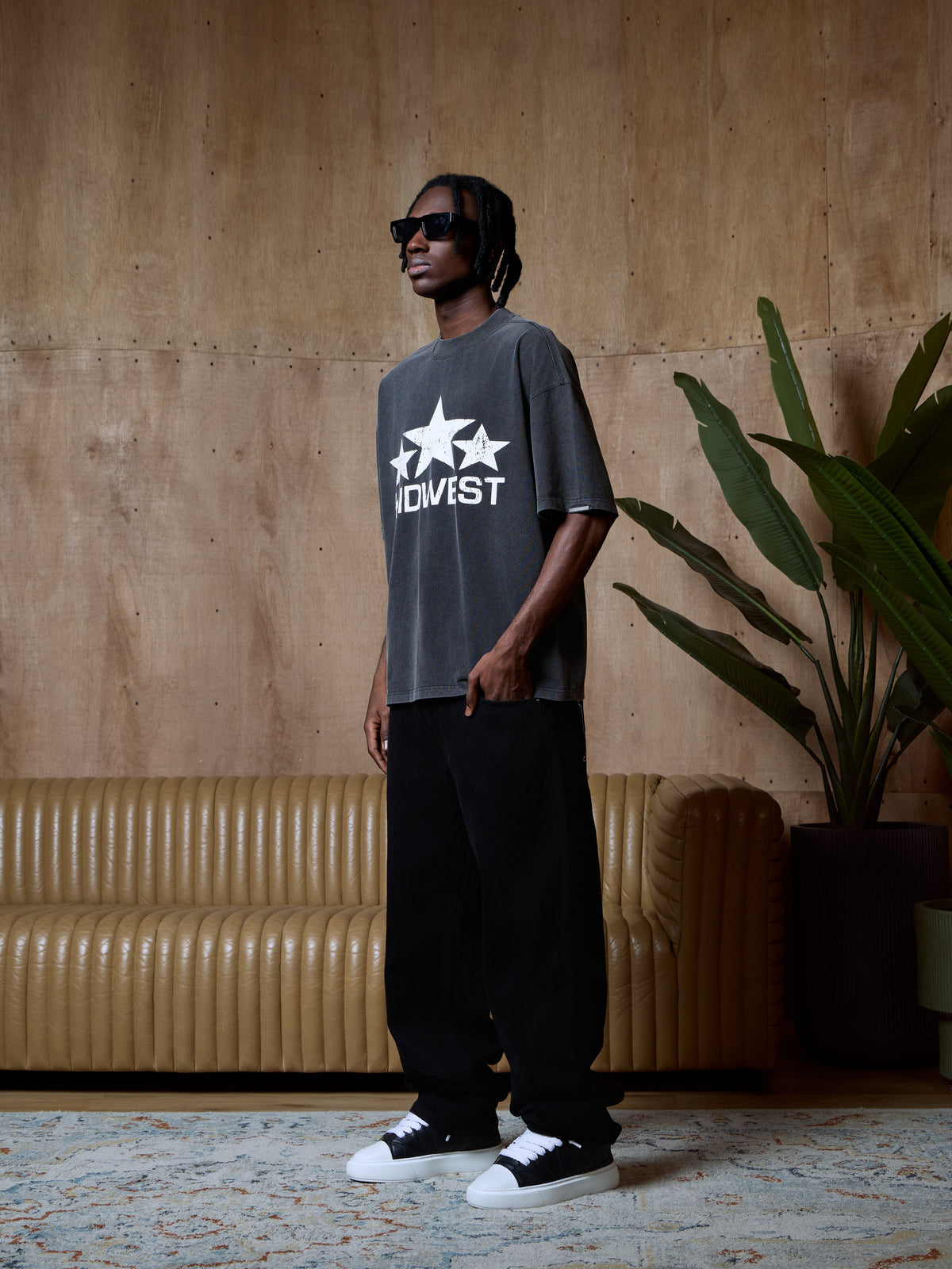 WESTSTARS TEE - WASHED GREY