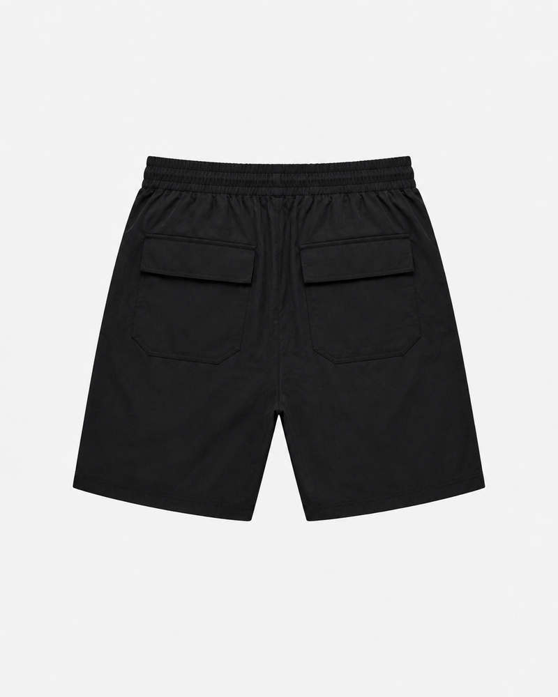 APEX NYLON SHORTS - BLACK KID FROM THE WEST