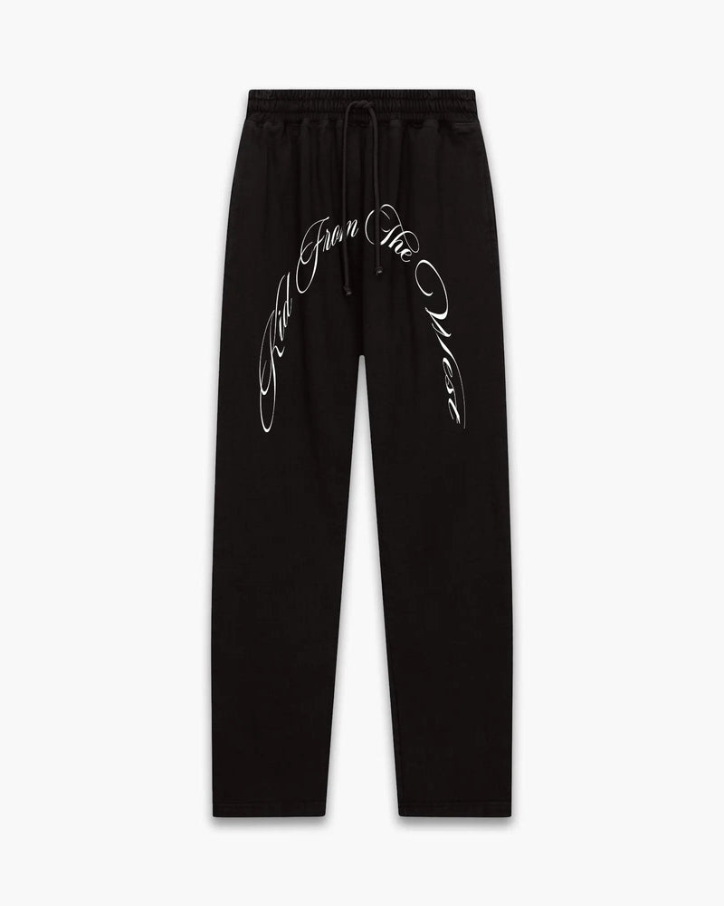 Black Arch Sweatpants