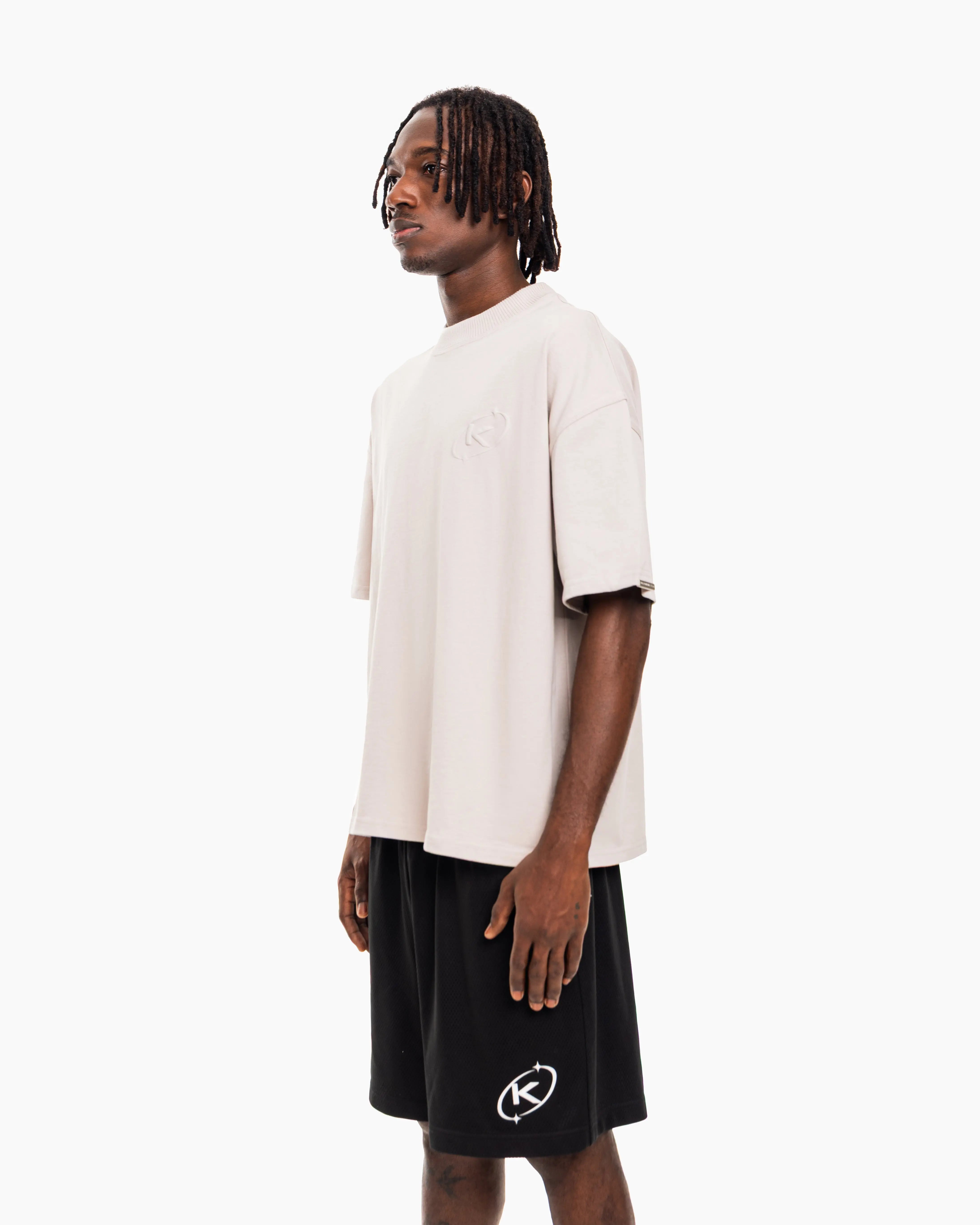 BASICS T-SHIRT - BEIGE KID FROM THE WEST