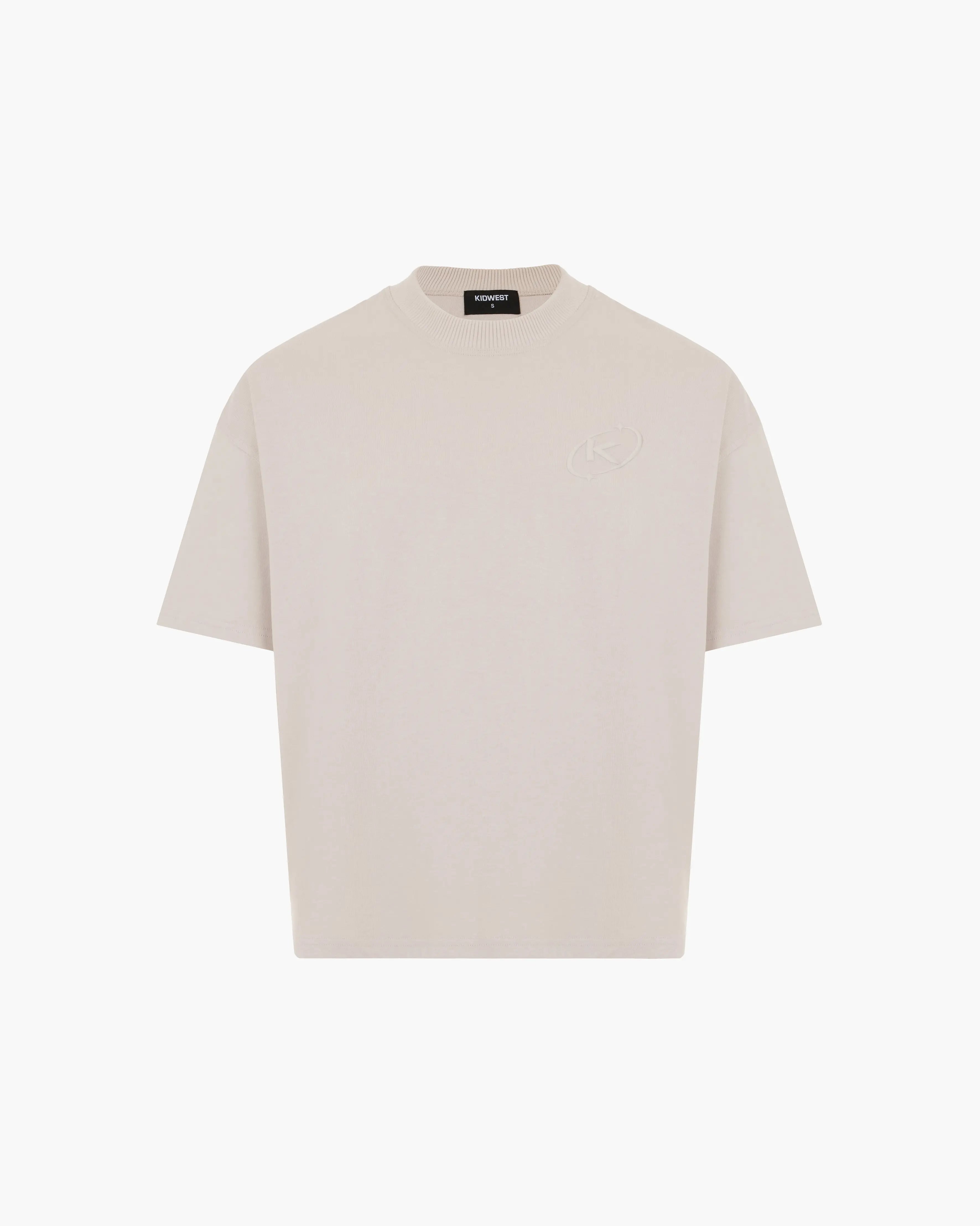 BASICS T-SHIRT - BEIGE KID FROM THE WEST