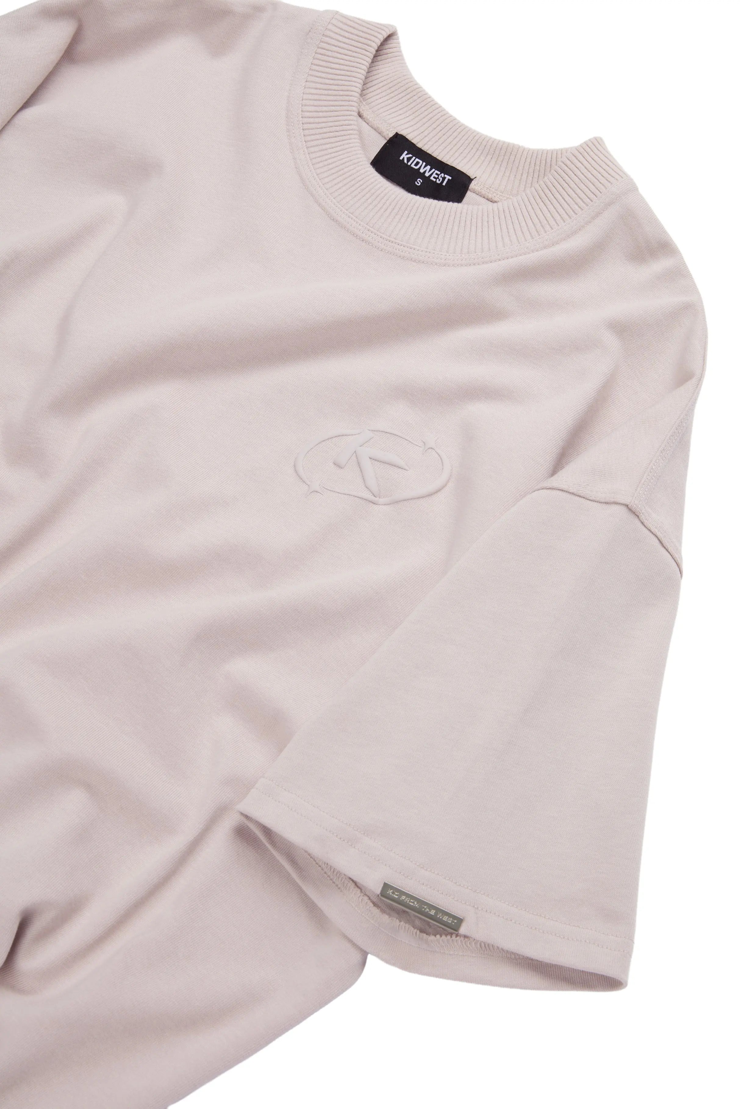 BASICS T-SHIRT - BEIGE KID FROM THE WEST