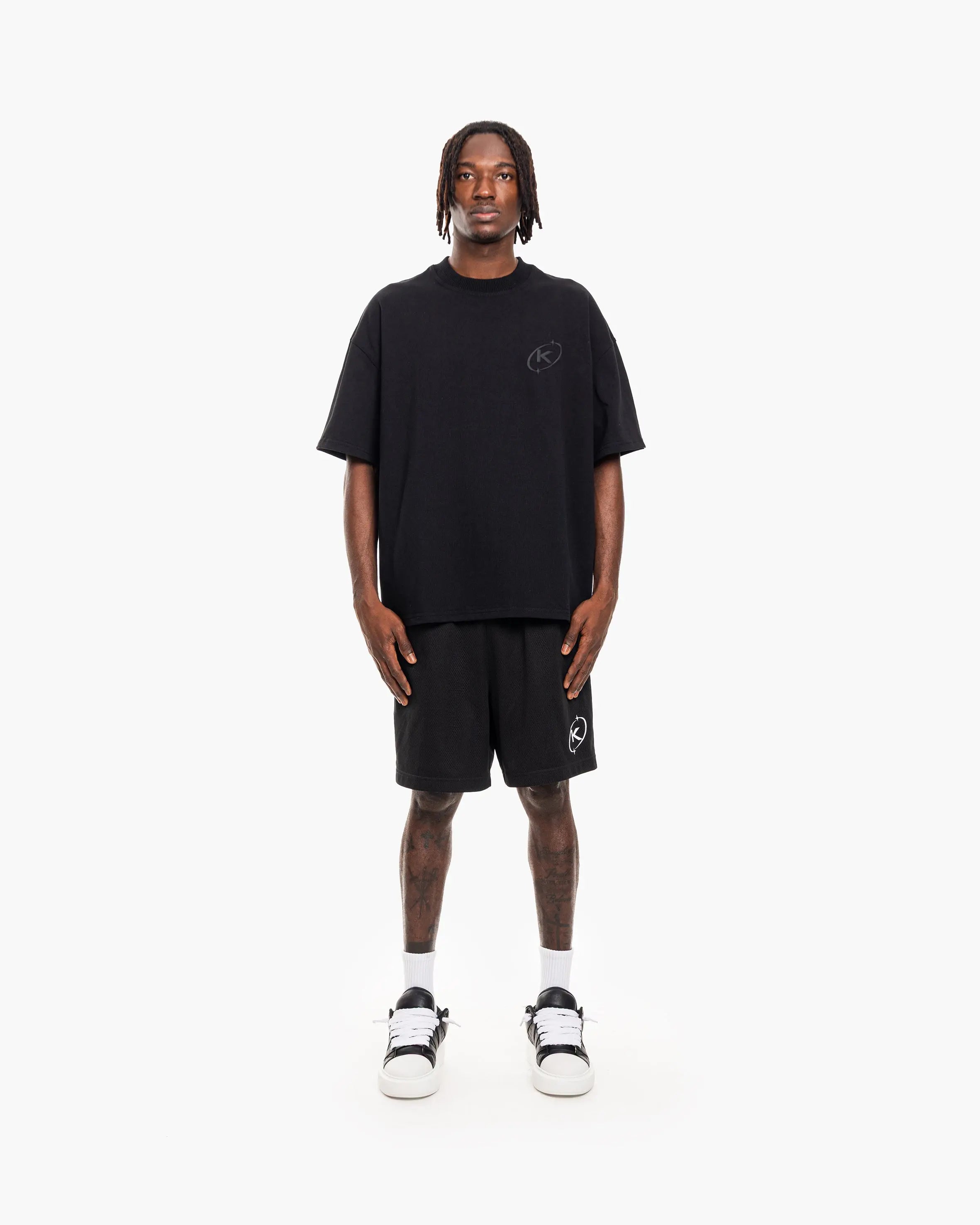 BASICS T-SHIRT -  BLACK KID FROM THE WEST