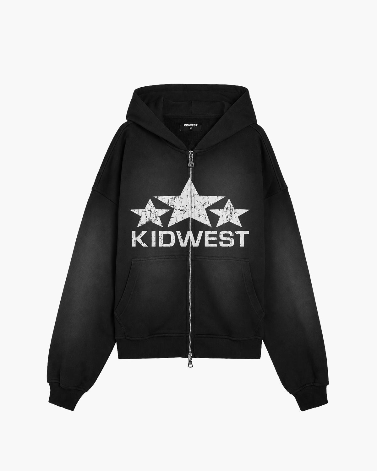 WESTSTARS ZIPPER HOODIE - VINTAGE BLACK