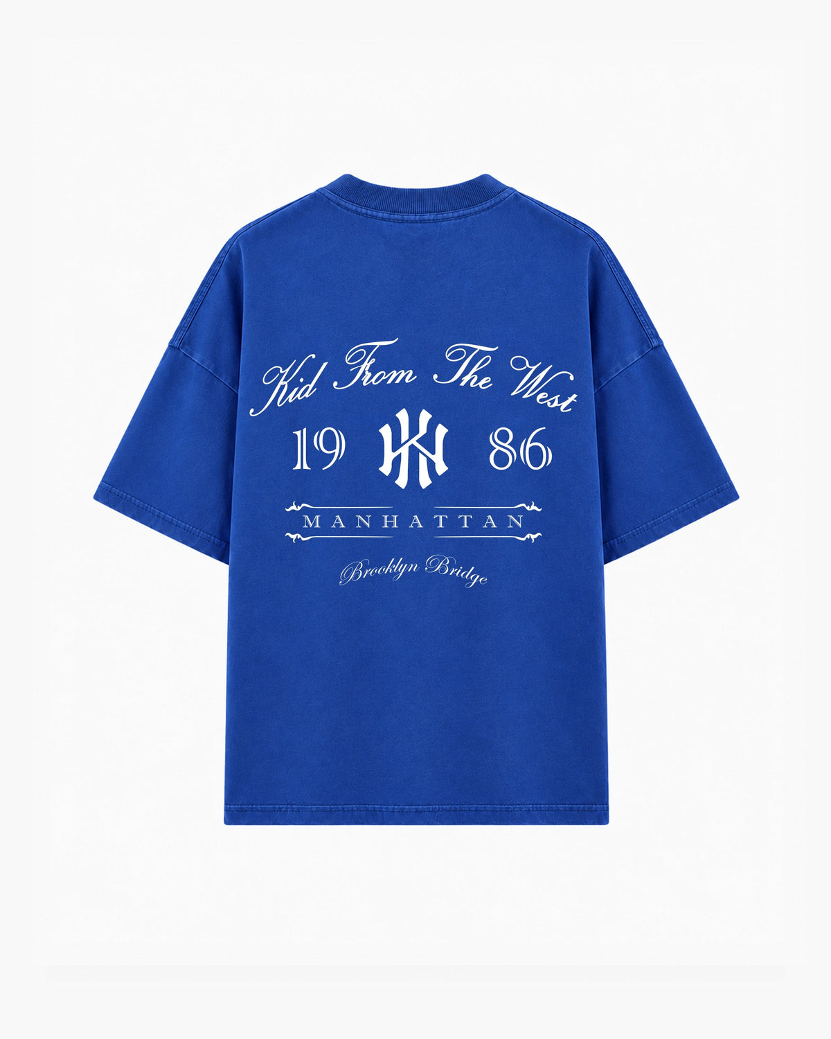 MANHATTAN T-SHIRT - COBALT BLUE