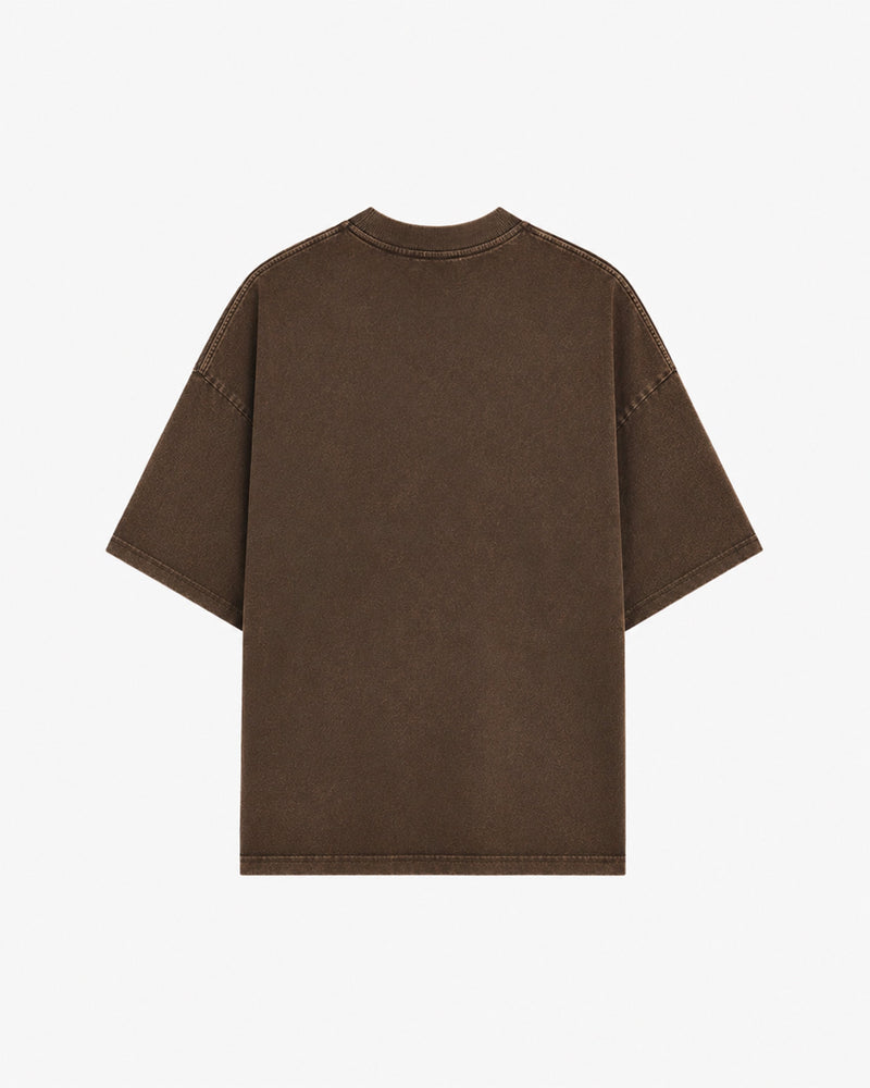 WESTSTARS T-SHIRT - WASHED BROWN KID FROM THE WEST