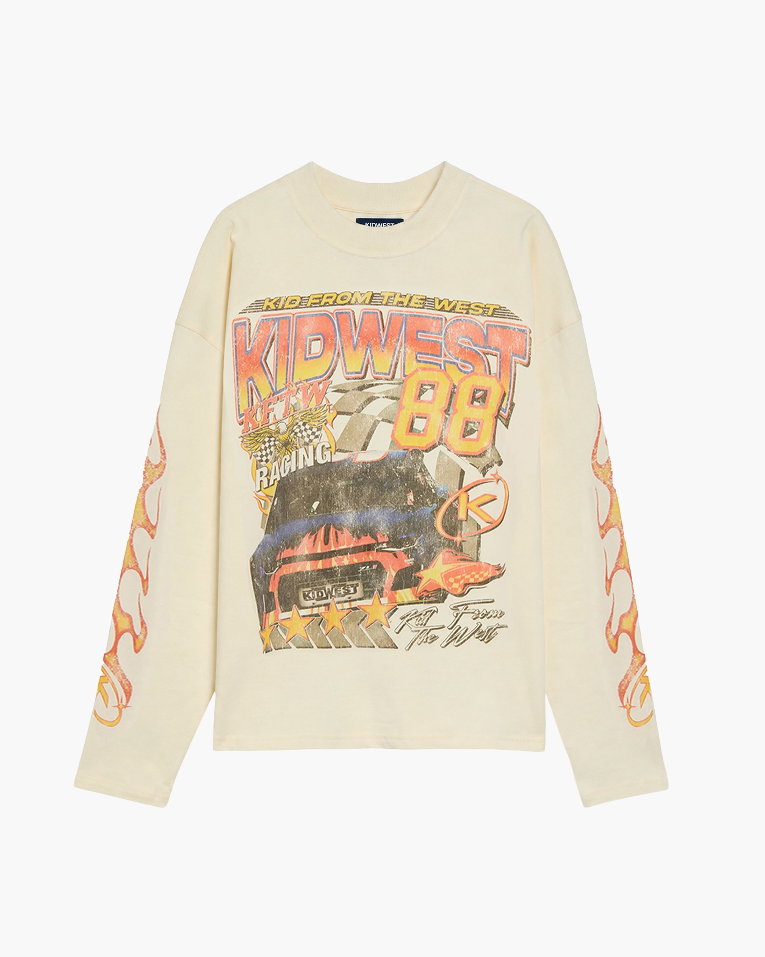 CHAMPIONS LONGSLEEVE - VINTAGE WHITE KID FROM THE WEST