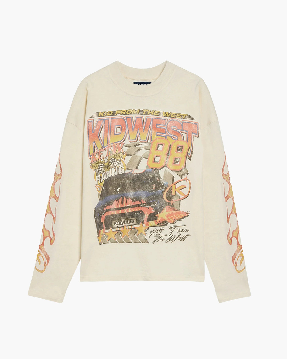 CHAMPIONS LONGSLEEVE - VINTAGE WHITE KID FROM THE WEST