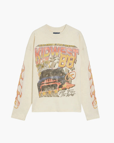 CHAMPIONS LONGSLEEVE - VINTAGE WHITE KID FROM THE WEST