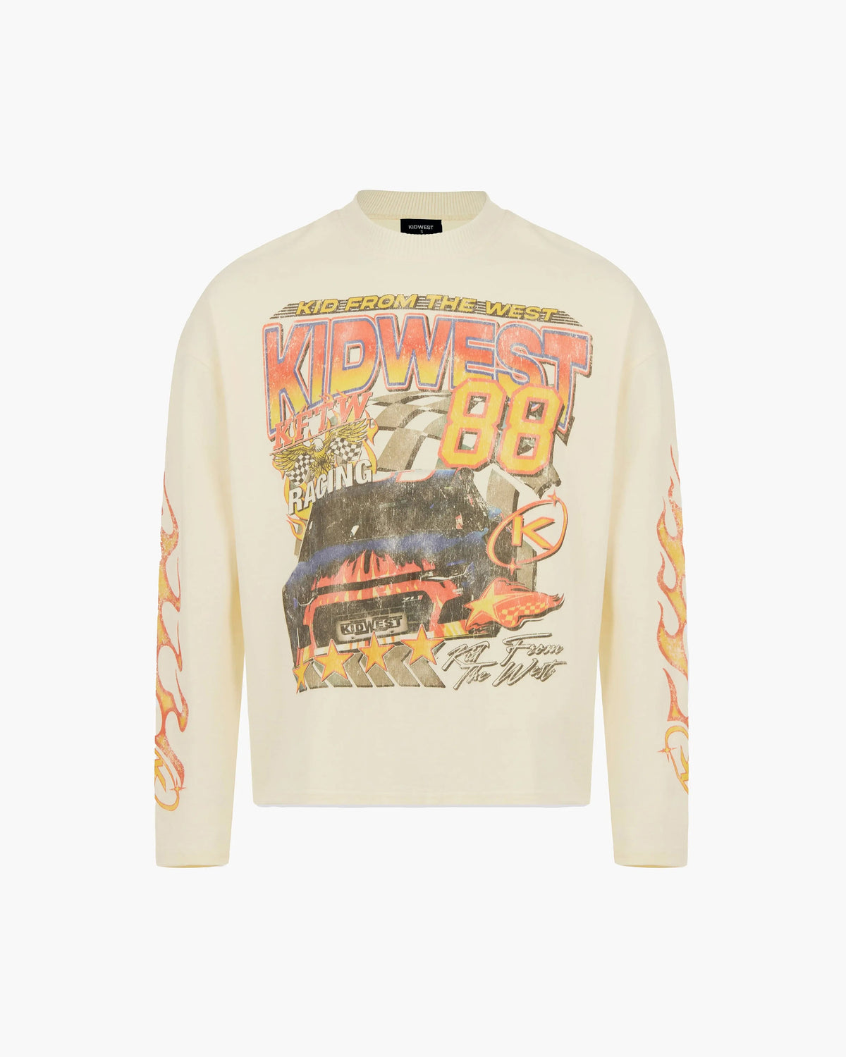 CHAMPIONS LONGSLEEVE - VINTAGE WHITE KID FROM THE WEST