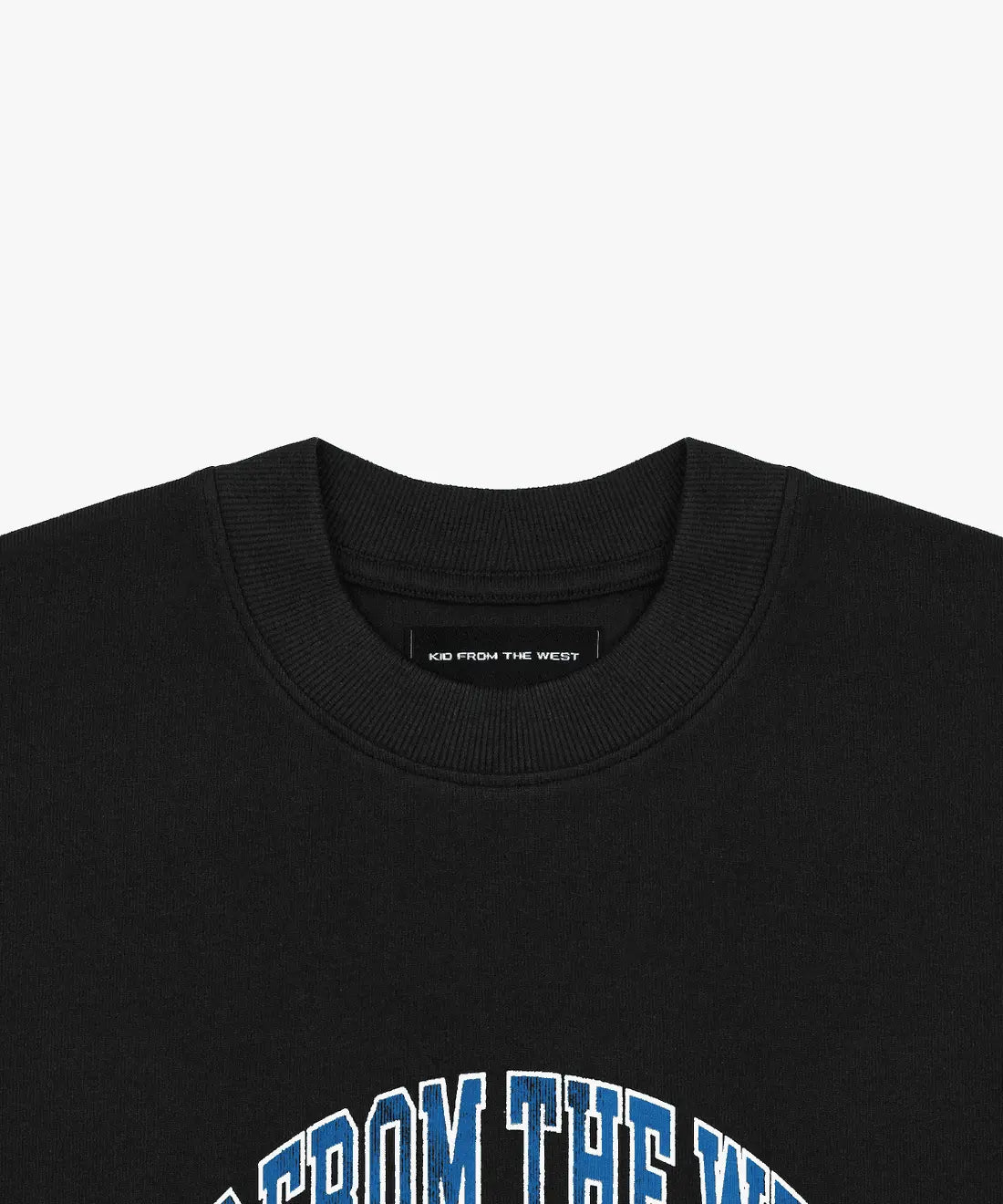 COLLEGE T-SHIRT -  BLACK