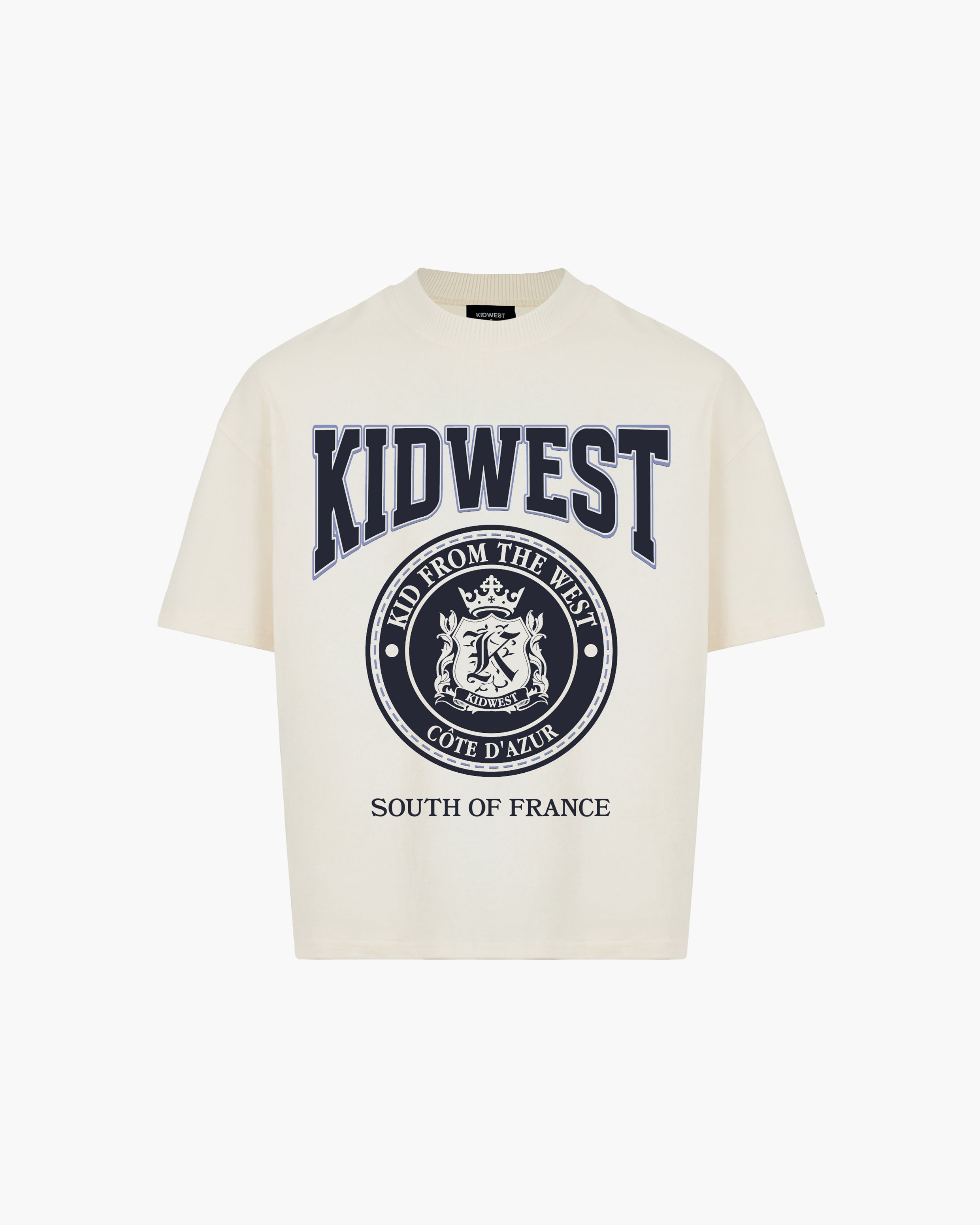 CÔTE D'AZUR T-SHIRT - WHITE KID FROM THE WEST