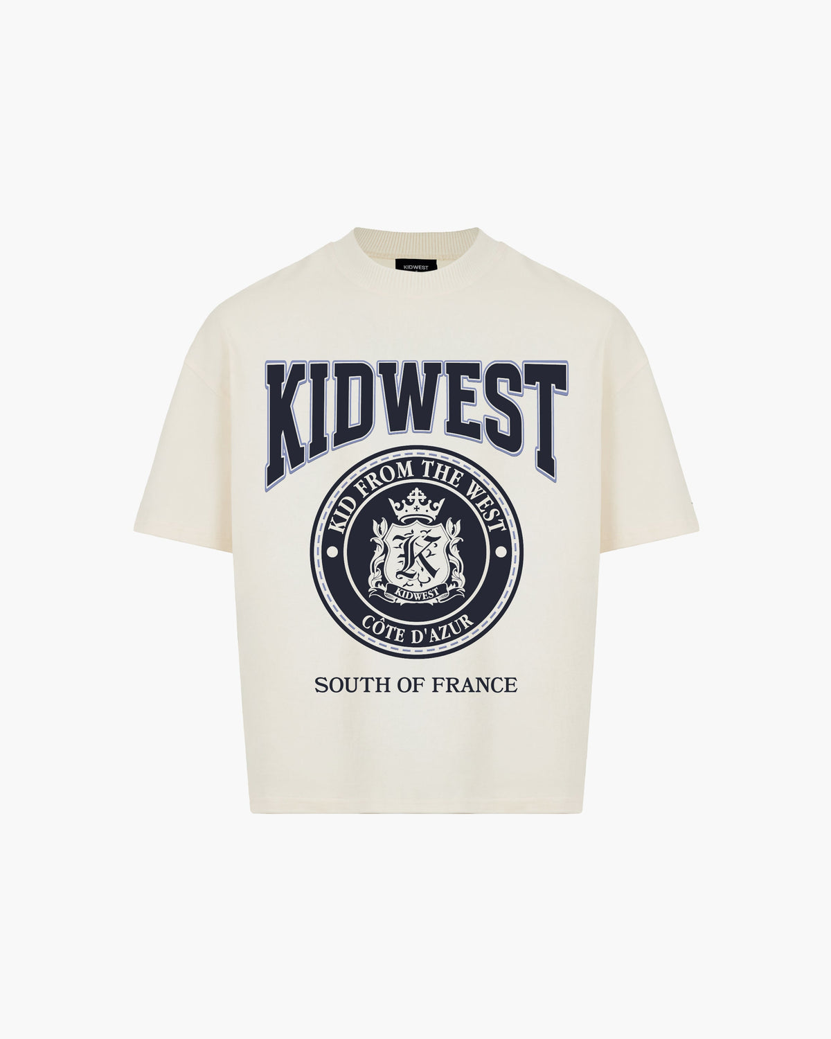 CÔTE D'AZUR T-SHIRT - WHITE KID FROM THE WEST