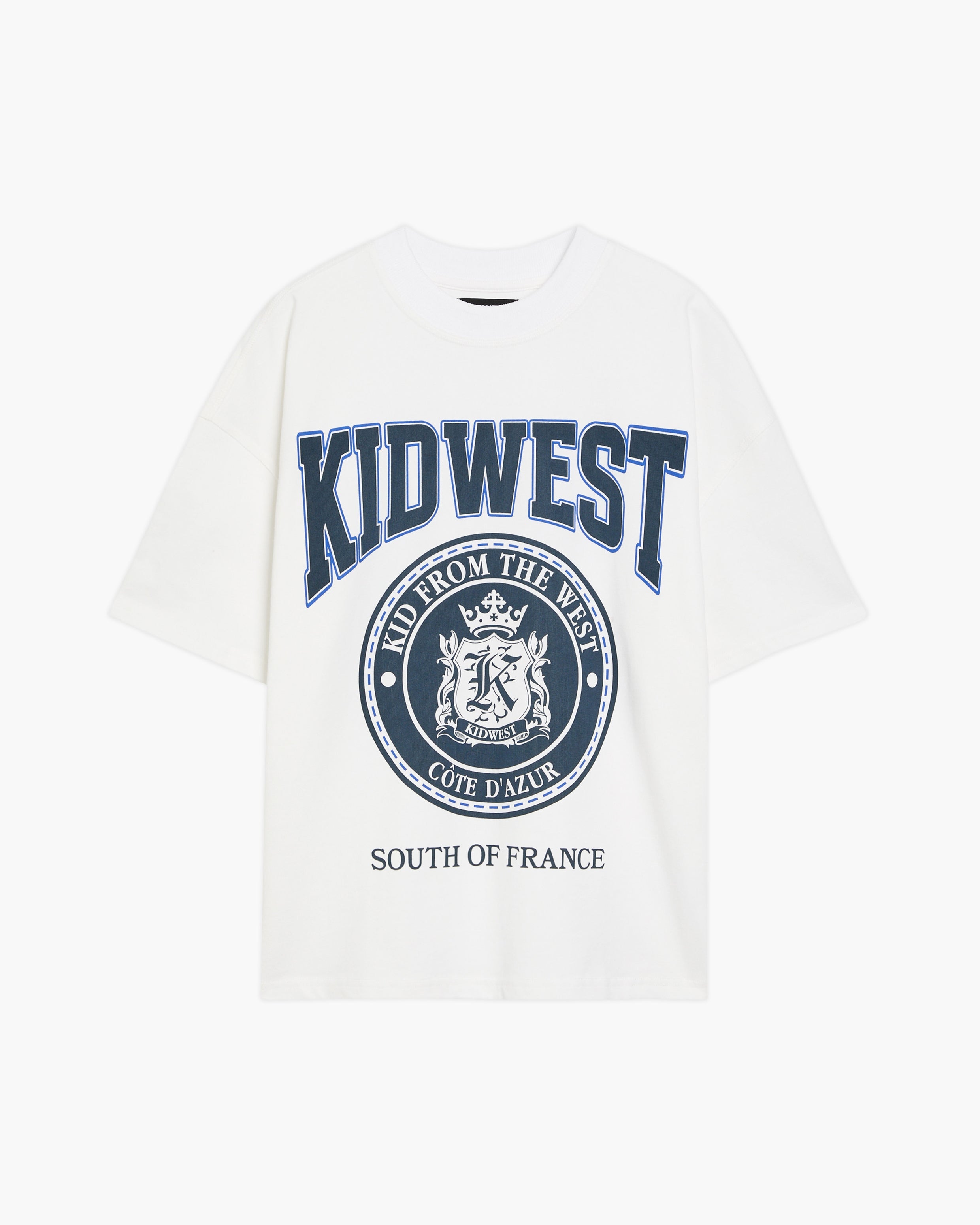 CÔTE D'AZUR T-SHIRT - WHITE KID FROM THE WEST