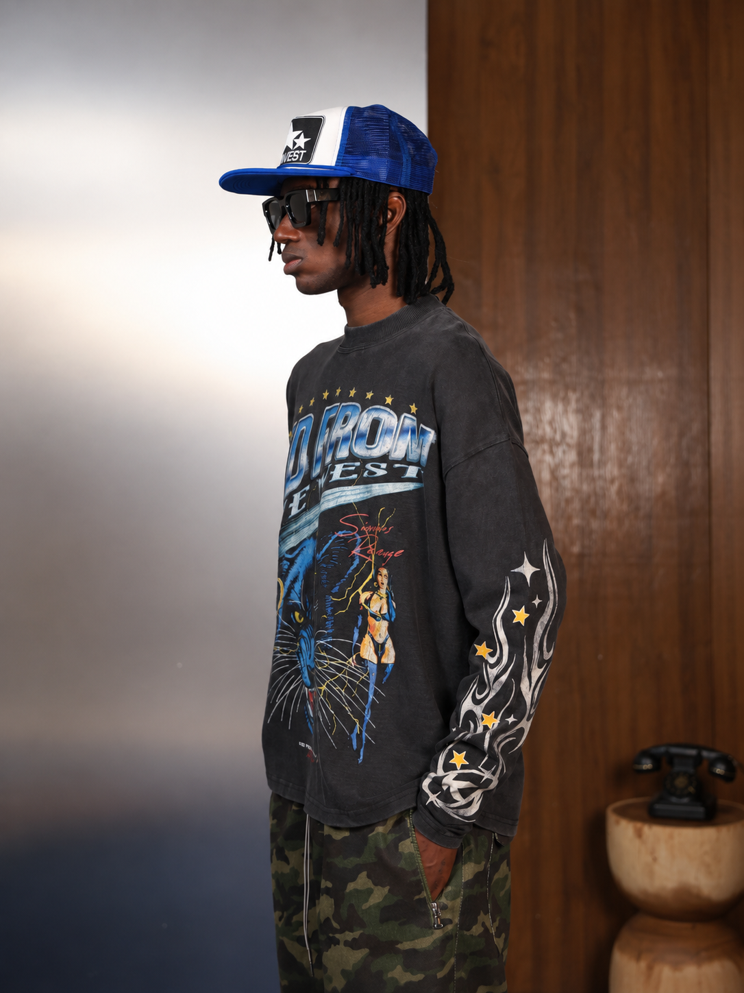 REVENGE LONGSLEEVE - VINTAGE BLACK