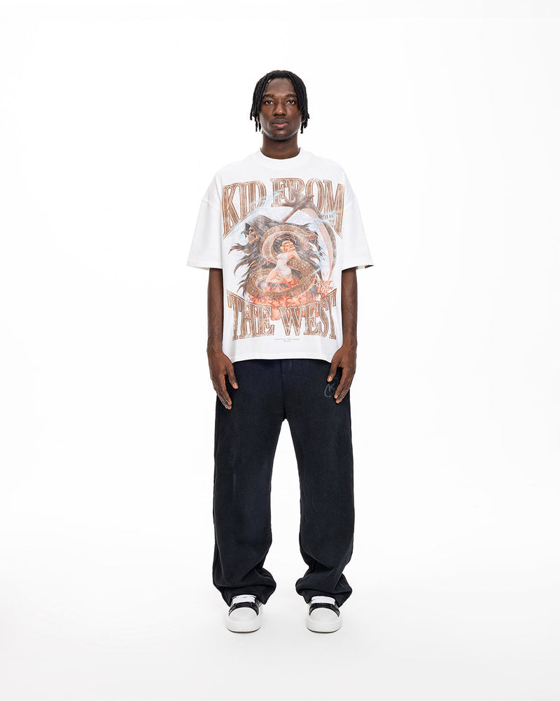 DEEPER THAN LOVE TEE - IVORY WHITE KID FROM THE WEST