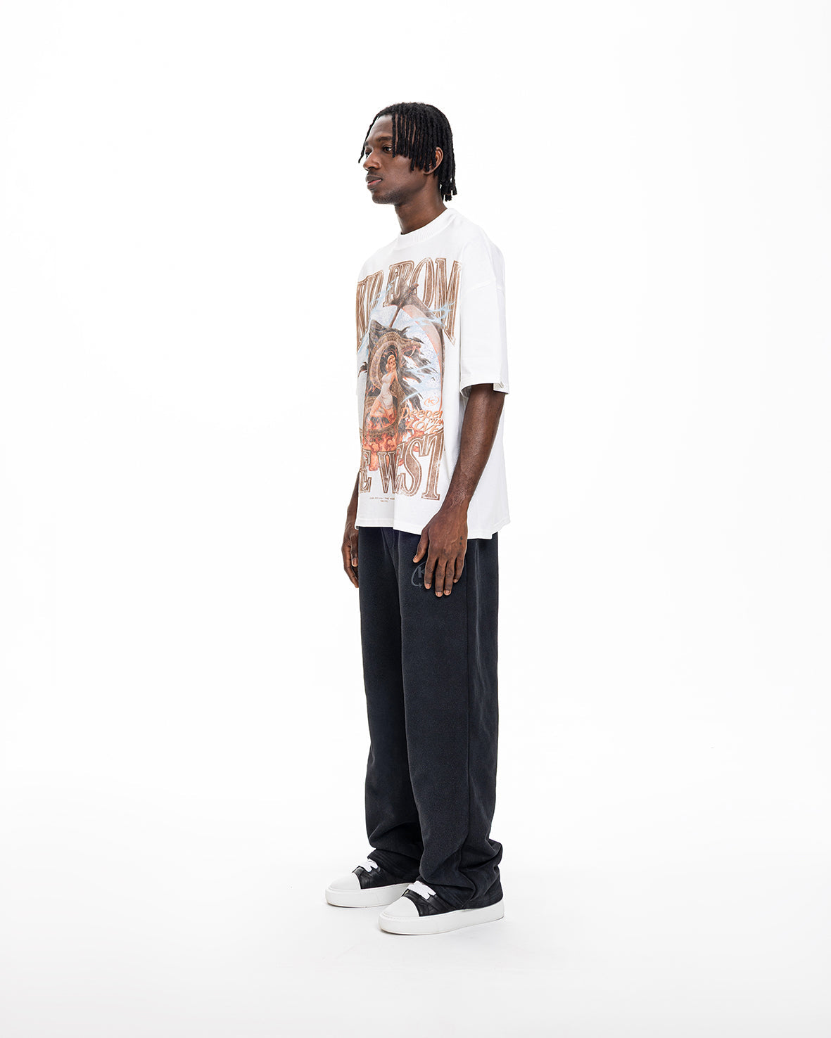 DEEPER THAN LOVE TEE - IVORY WHITE KID FROM THE WEST