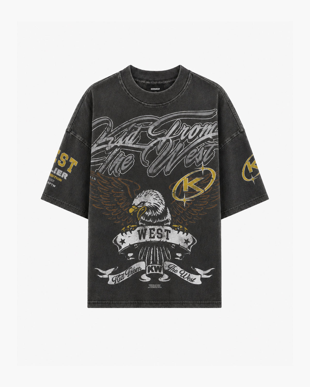 WEST EXHIBITION T-SHIRT - VINTAGE BLACK