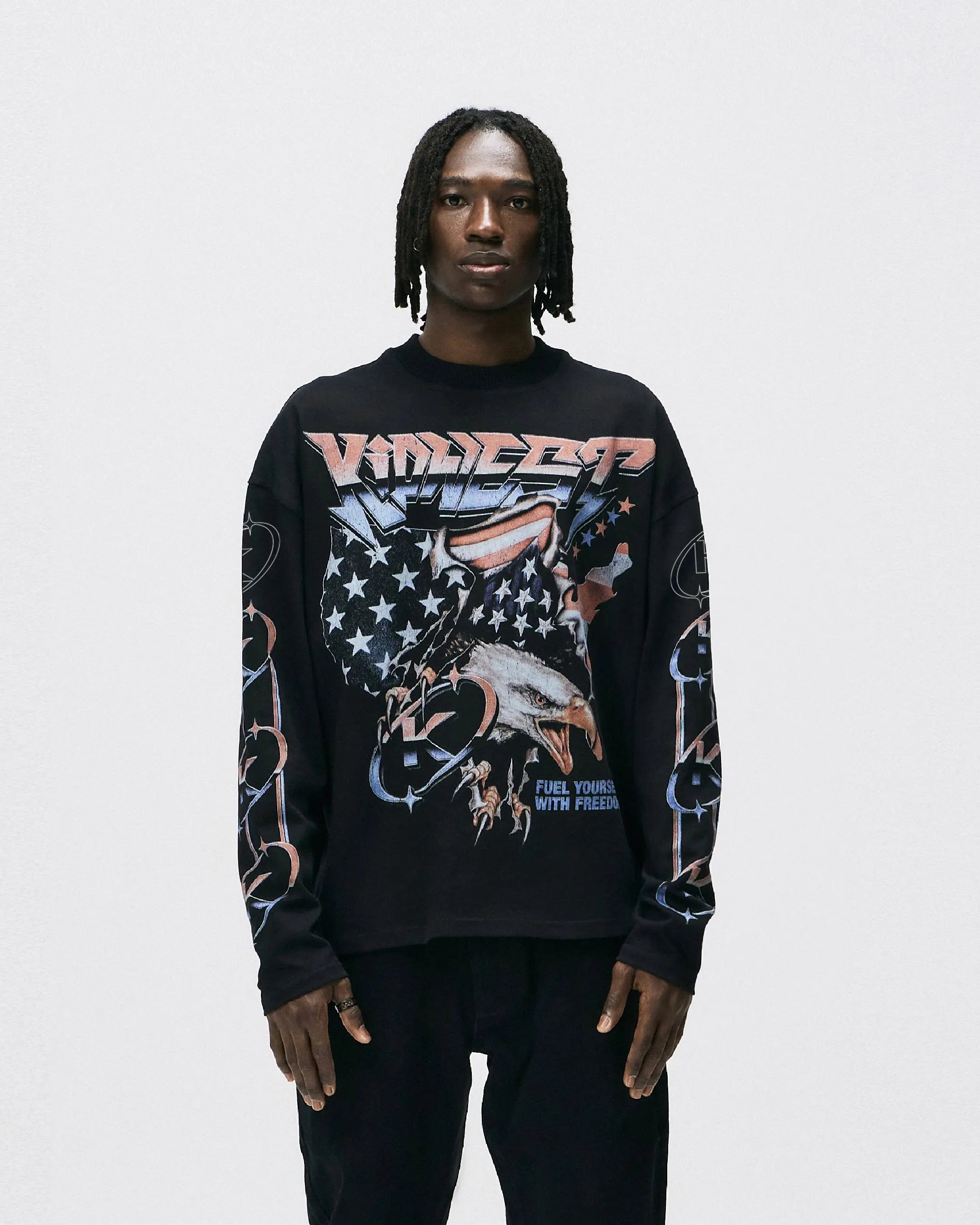 FUEL YOURSELF LONG SLEEVE - BLACK KID FROM THE WEST