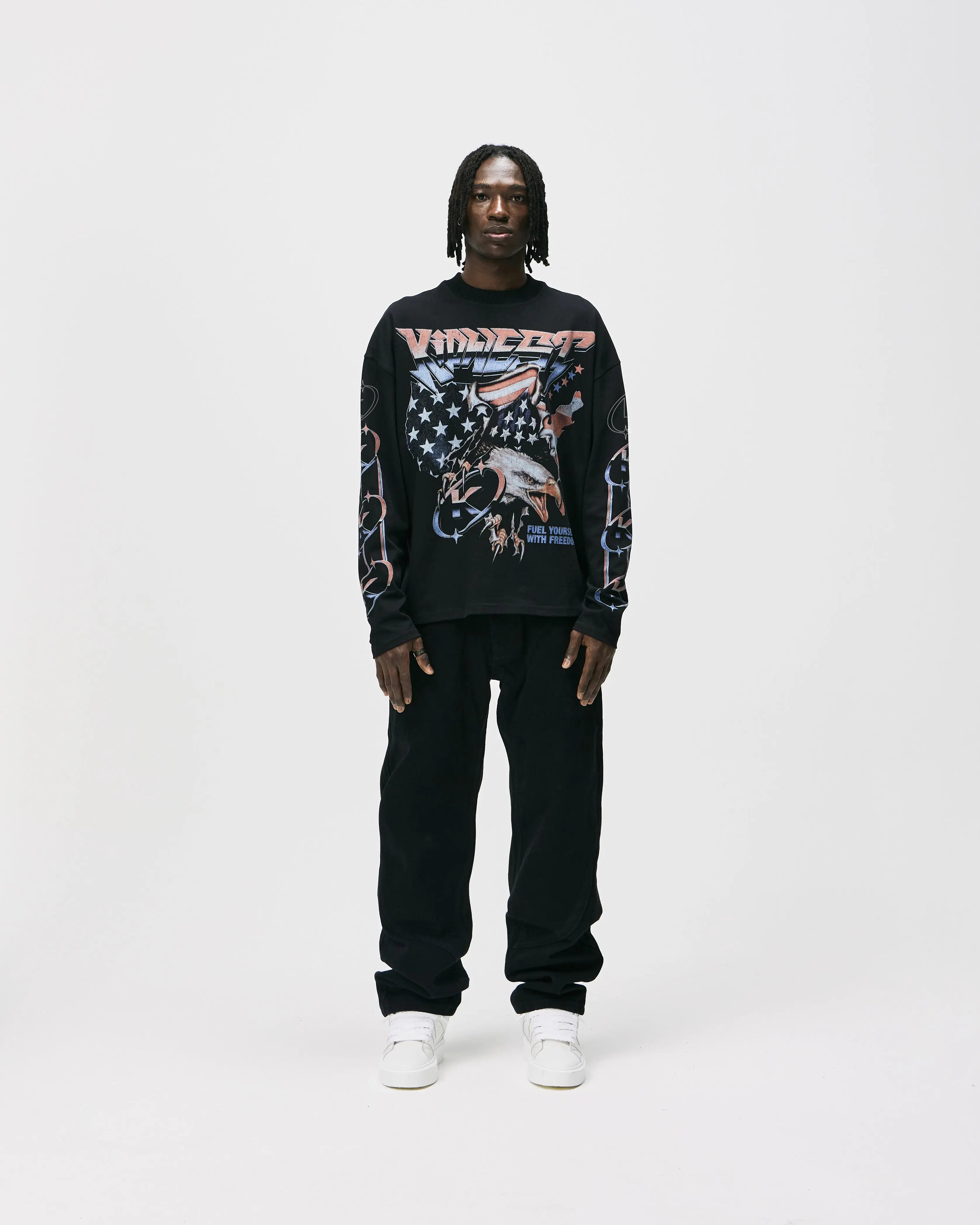 FUEL YOURSELF LONG SLEEVE - BLACK KID FROM THE WEST