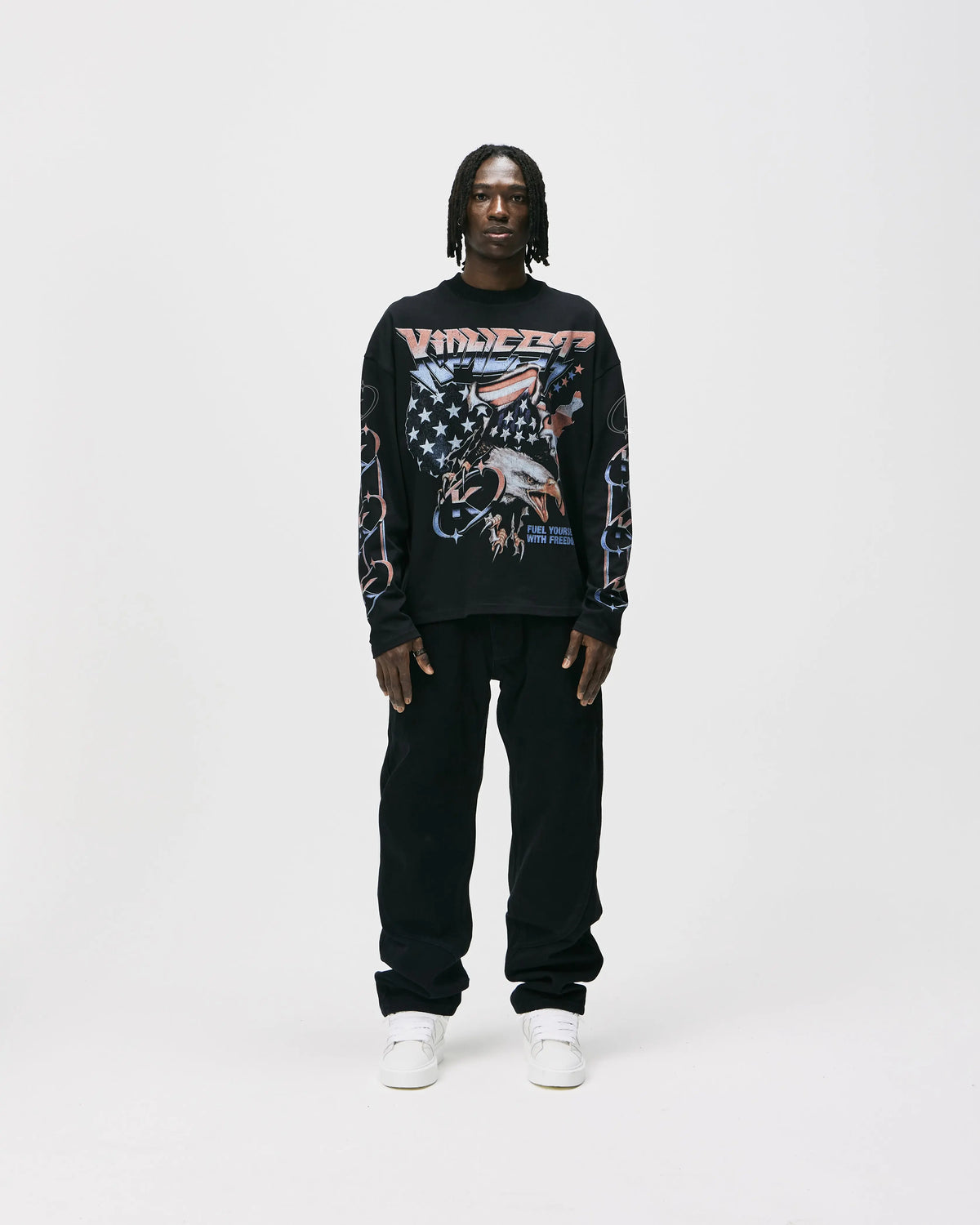 FUEL YOURSELF LONGSLEEVE - BLACK