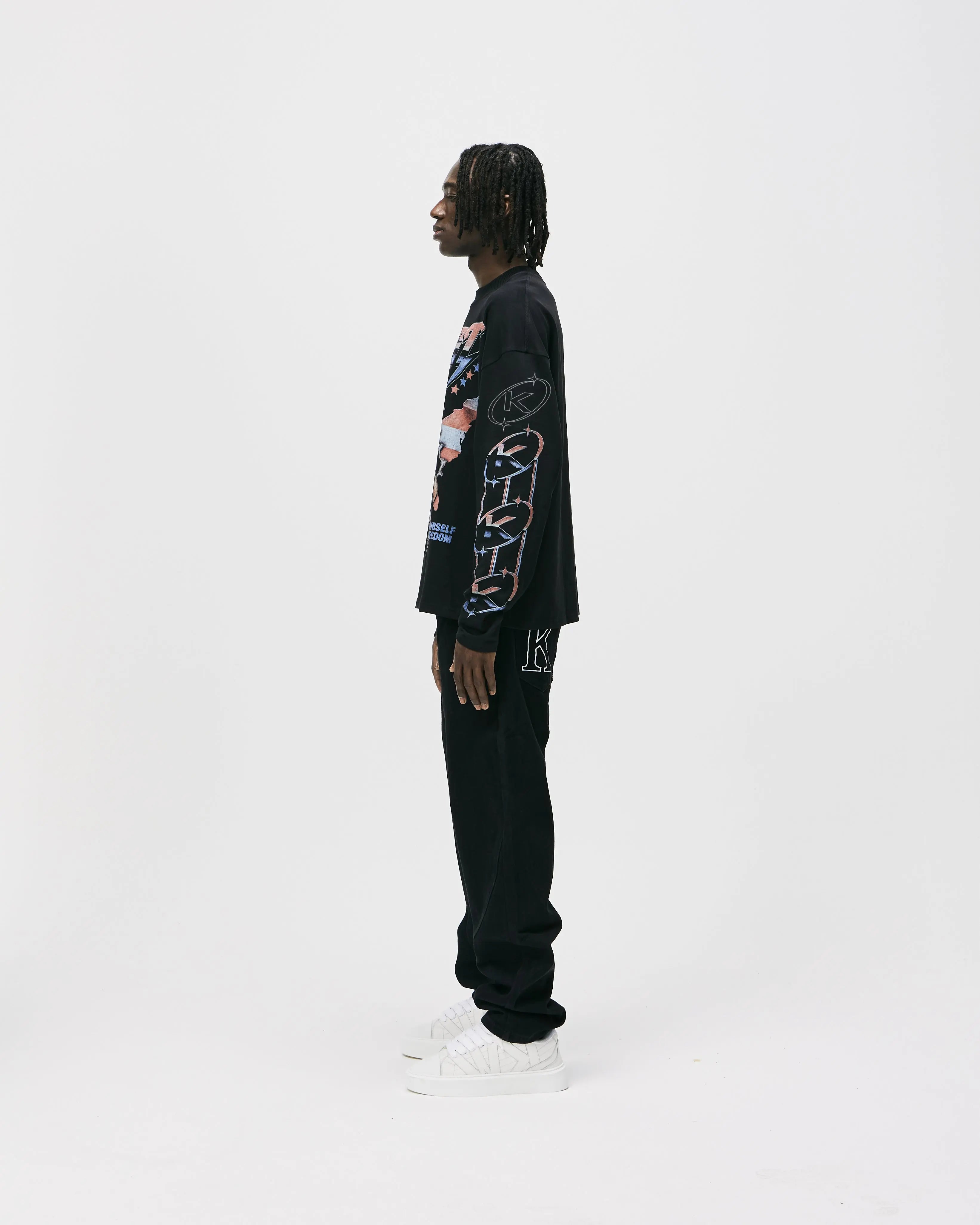 FUEL YOURSELF LONG SLEEVE - BLACK KID FROM THE WEST