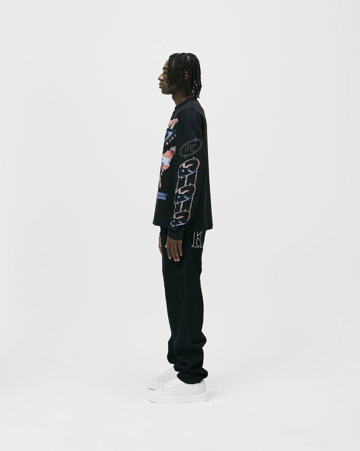 FUEL YOURSELF LONGSLEEVE - BLACK