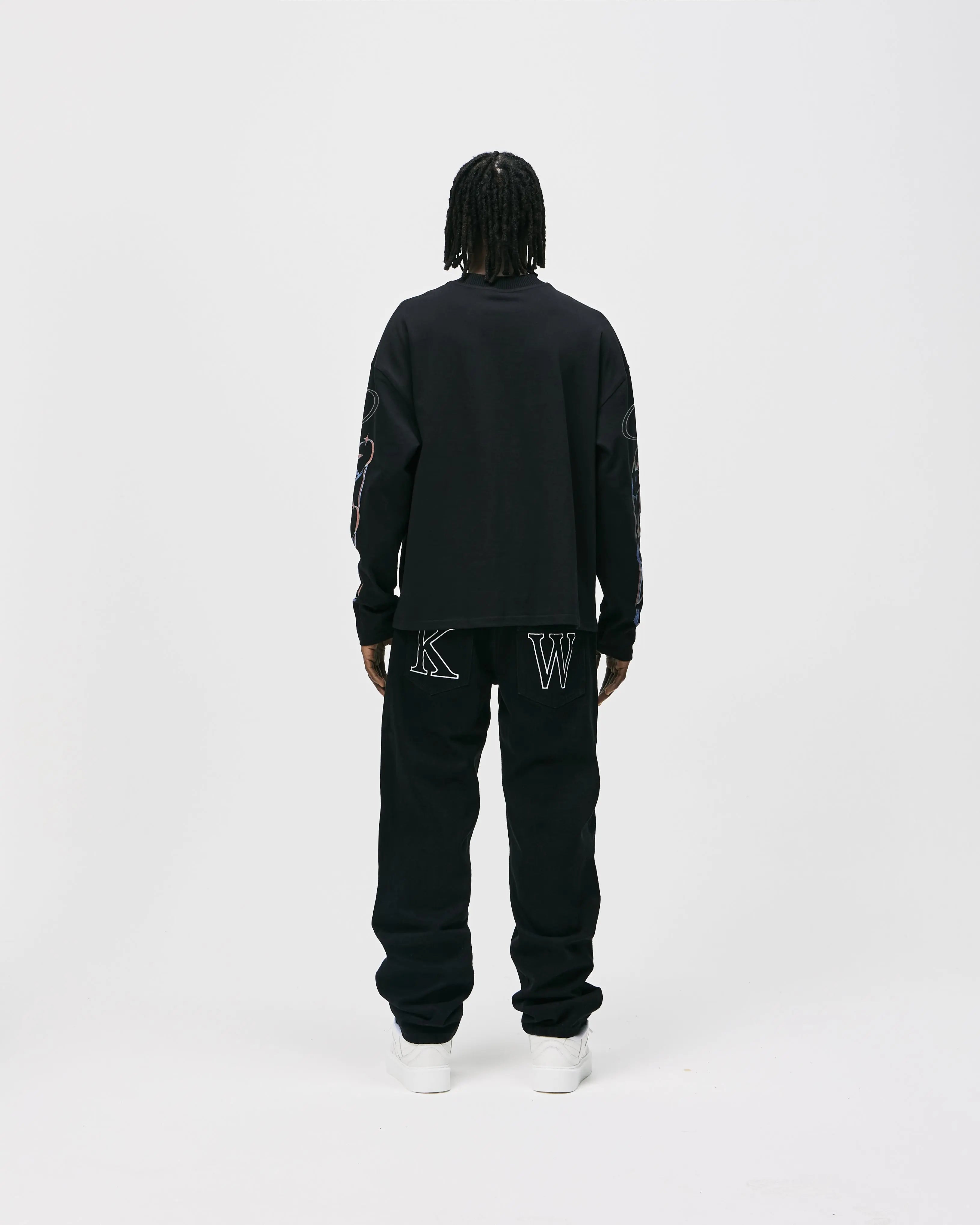FUEL YOURSELF LONG SLEEVE - BLACK KID FROM THE WEST