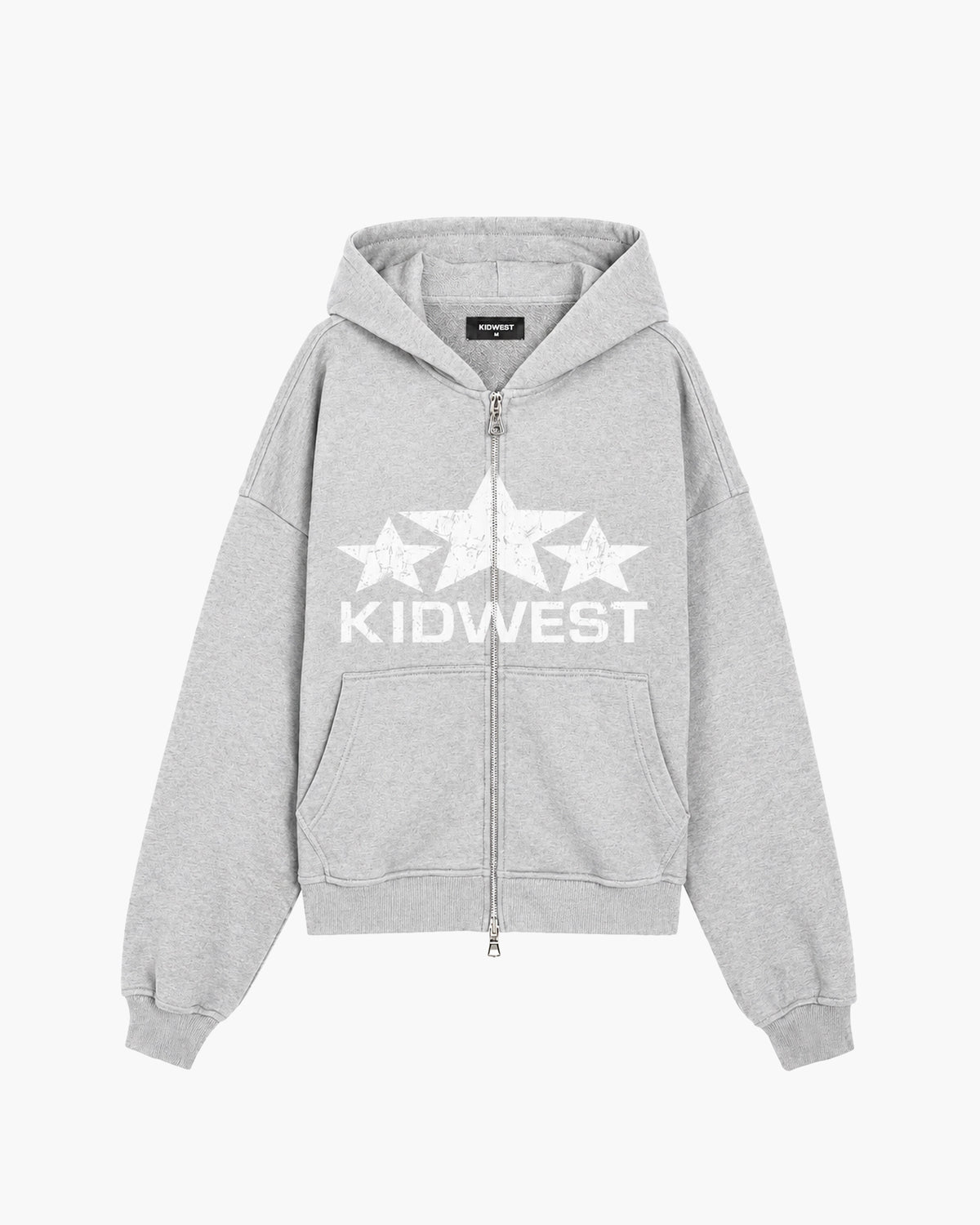 WESTSTARS ZIPPER HOODIE - GREY MELANGE