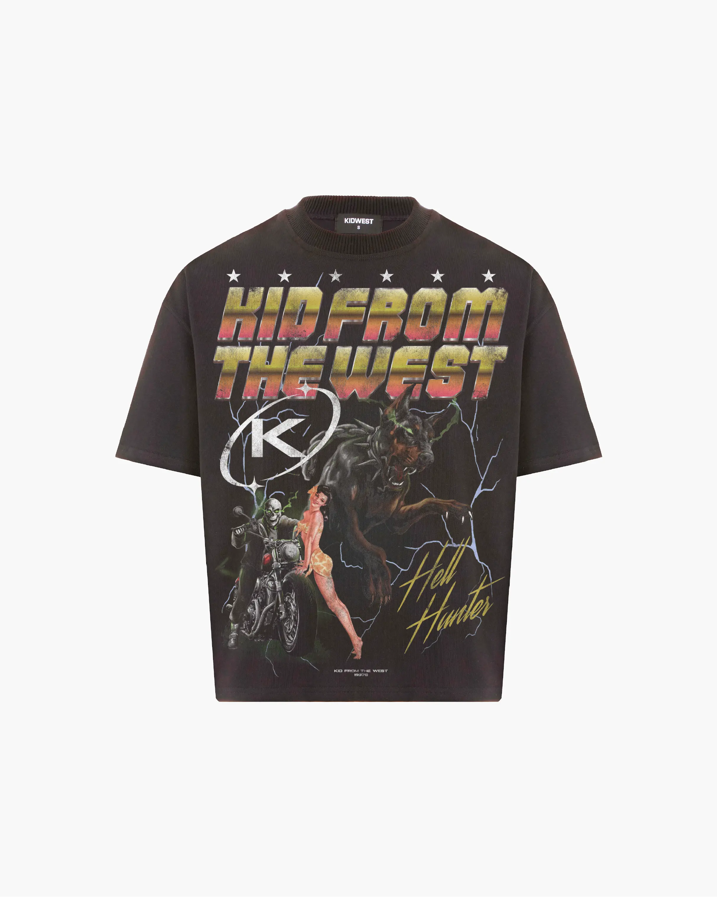 HELL HUNTER T-SHIRT - VINTAGE BLACK KID FROM THE WEST