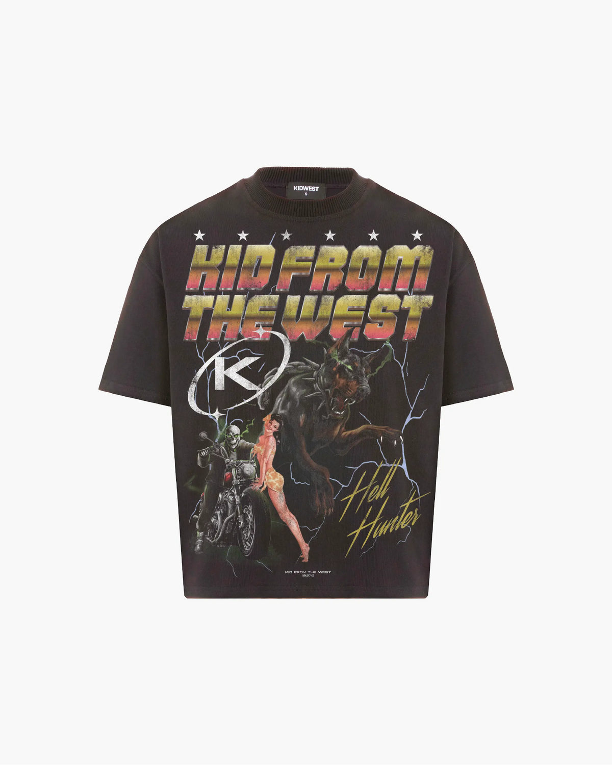 HELL HUNTER T-SHIRT - VINTAGE BLACK KID FROM THE WEST