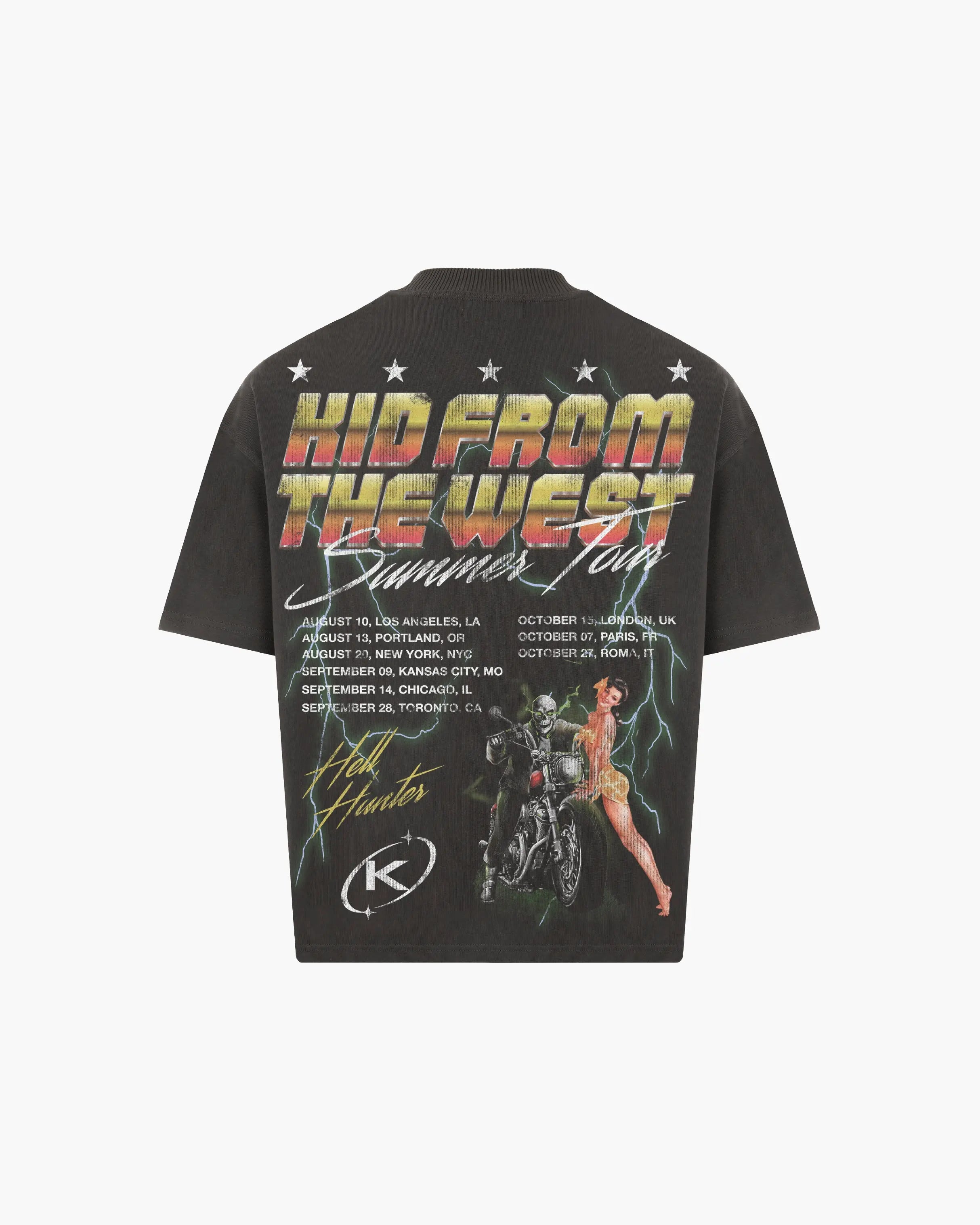 HELL HUNTER T-SHIRT - VINTAGE BLACK KID FROM THE WEST