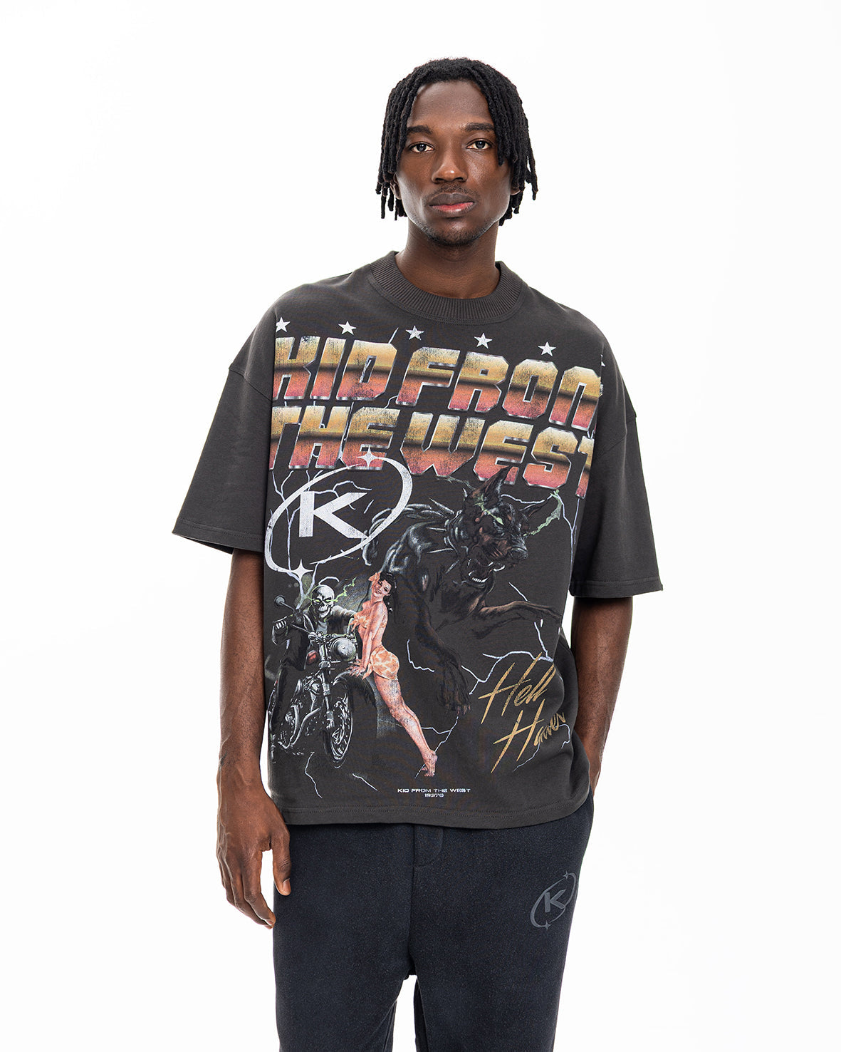 HELL HUNTER TEE - VINTAGE BLACK KID FROM THE WEST