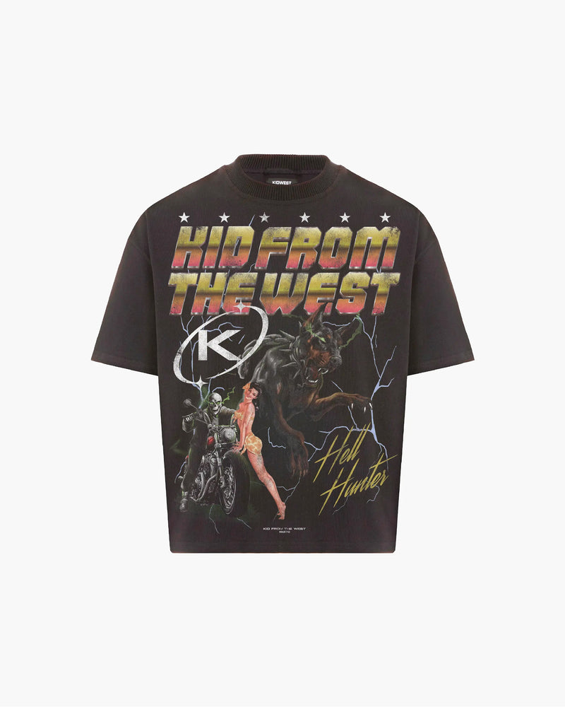 HELL HUNTER TEE - VINTAGE BLACK KID FROM THE WEST