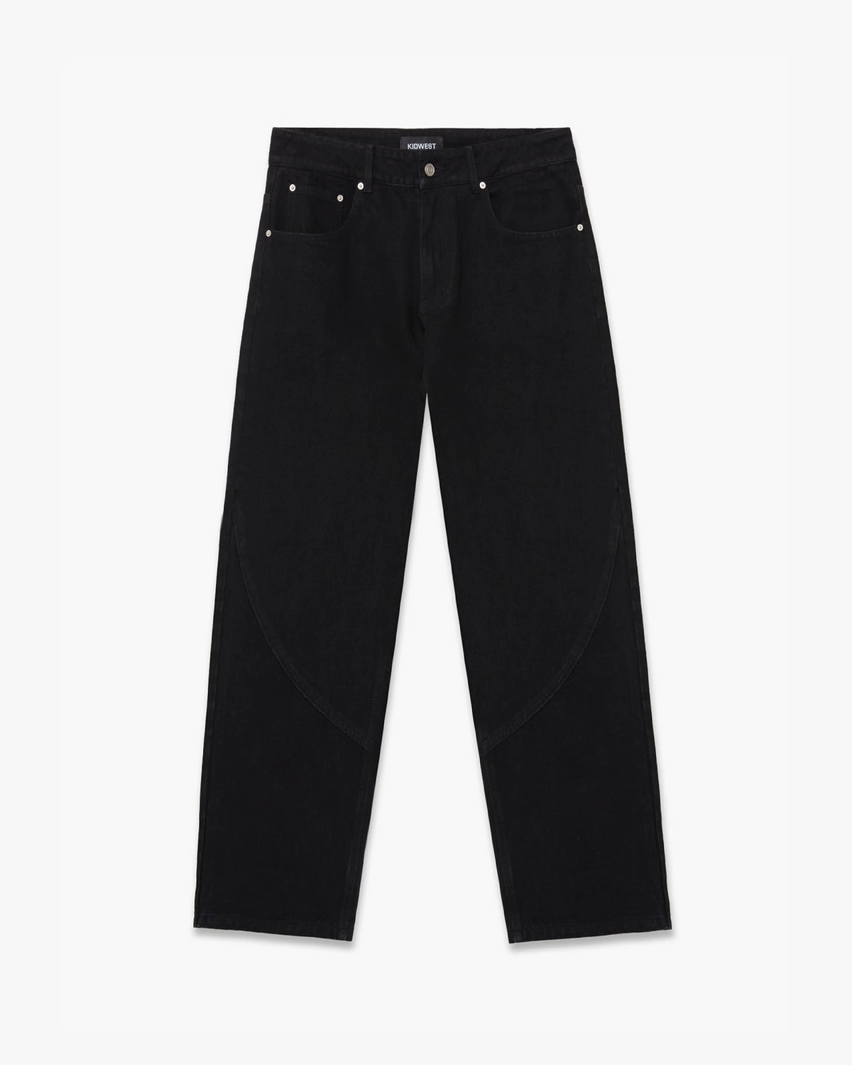 KW DENIM JEANS - JET BLACK KID FROM THE WEST