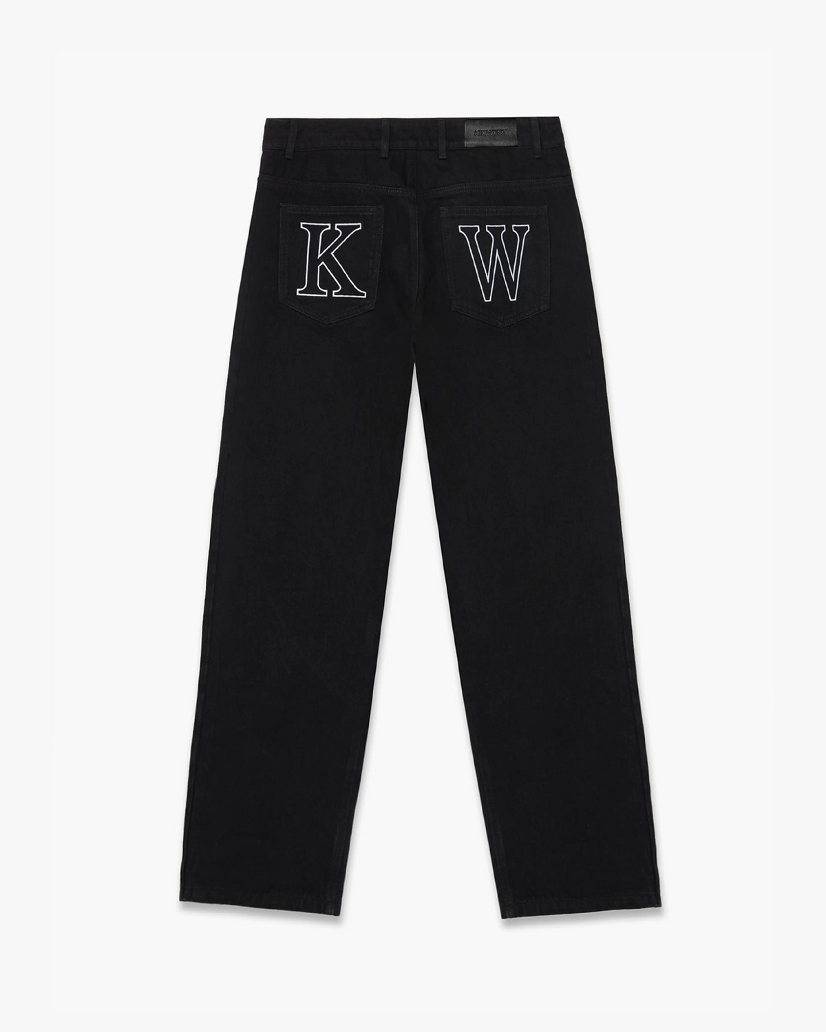KW DENIM JEANS - JET BLACK KID FROM THE WEST