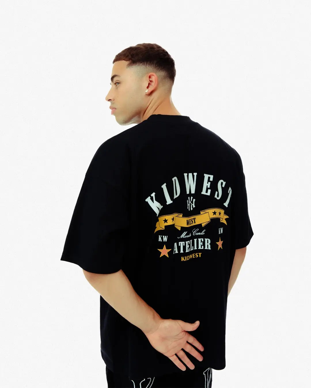 KW MONTE CARLO T-SHIRT - BLACK KID FROM THE WEST
