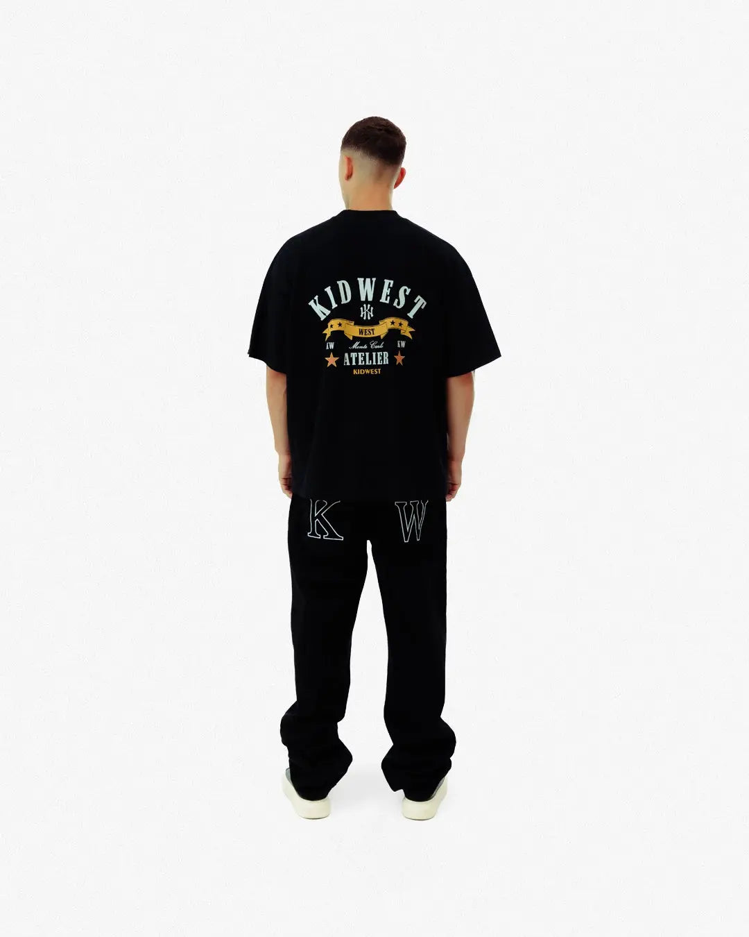 KW MONTE CARLO T-SHIRT - BLACK KID FROM THE WEST