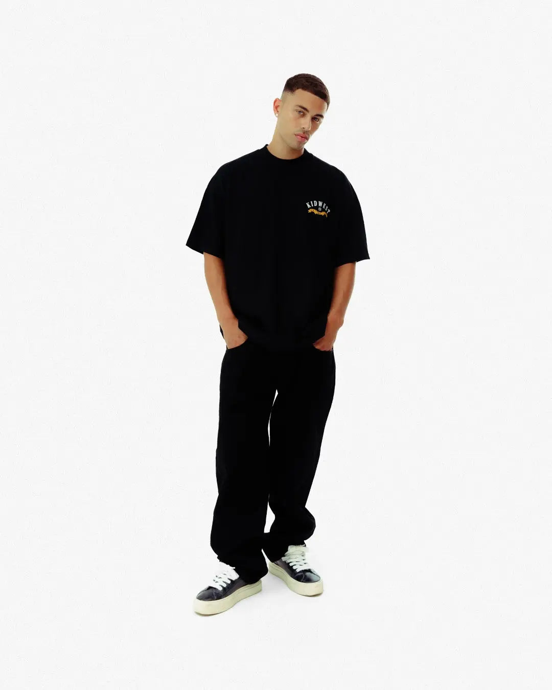KW MONTE CARLO T-SHIRT - BLACK KID FROM THE WEST