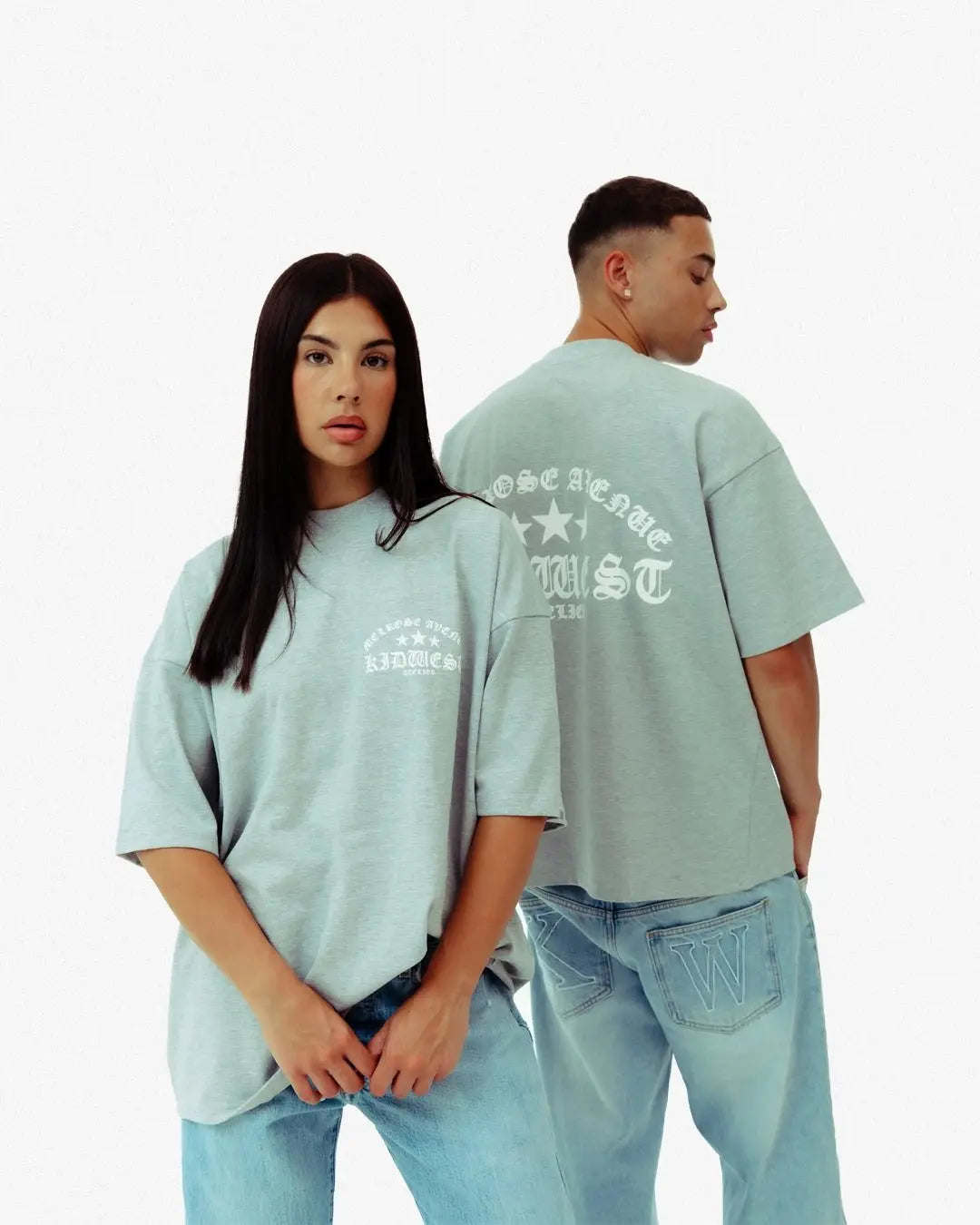 MELROSE ATELIER T-SHIRT - GREY MELANGE